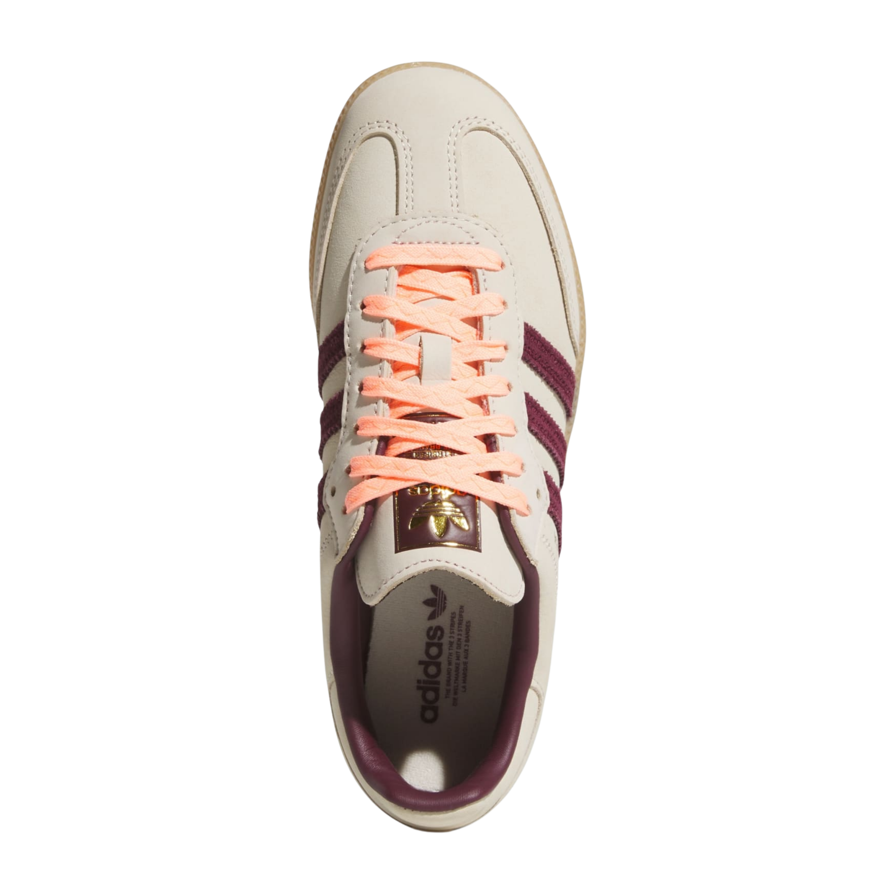 Adidas Women Samba OG - Wonder White Maroon Frozen Turbo