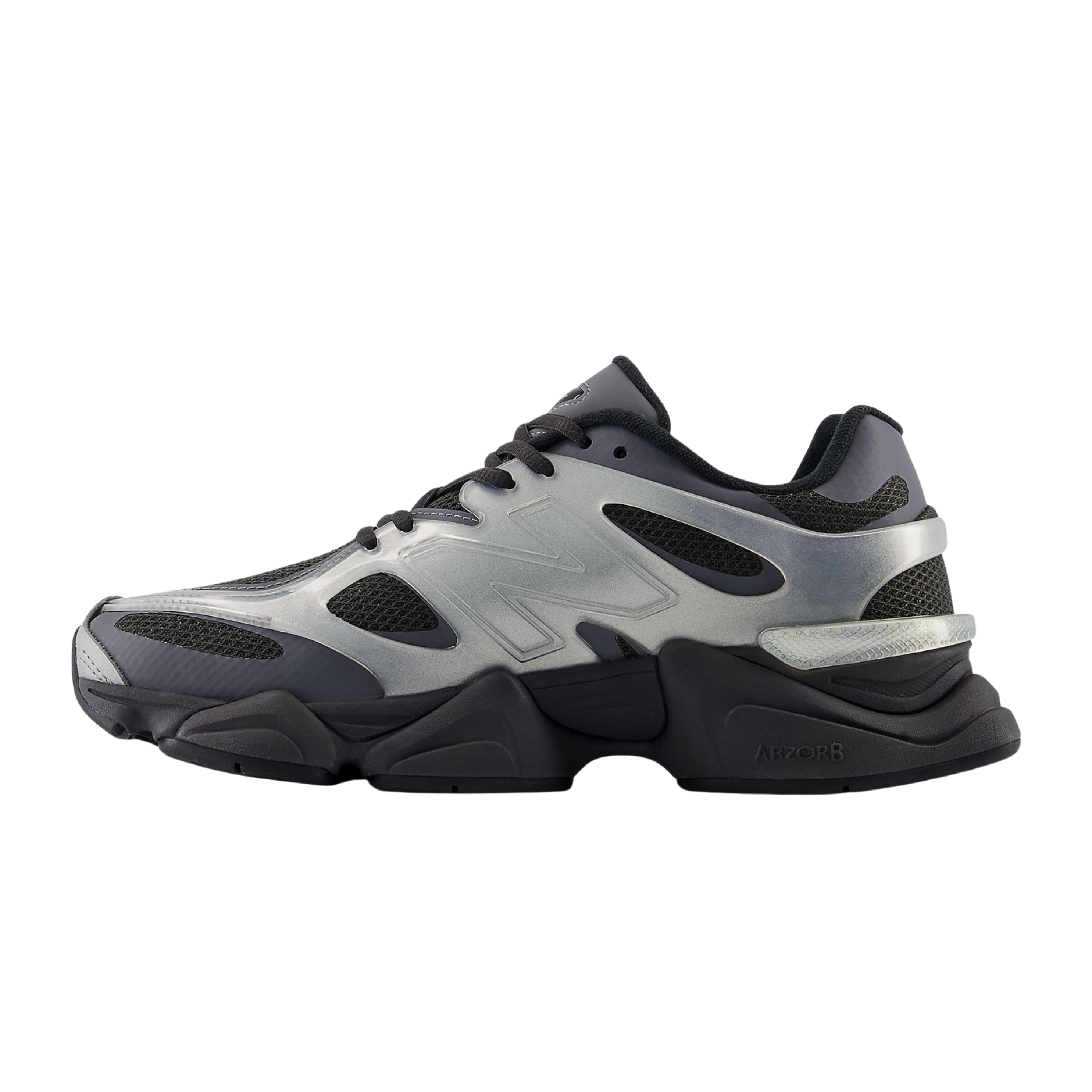 New Balance Women 9060 X - Silver Metallic Black Cement