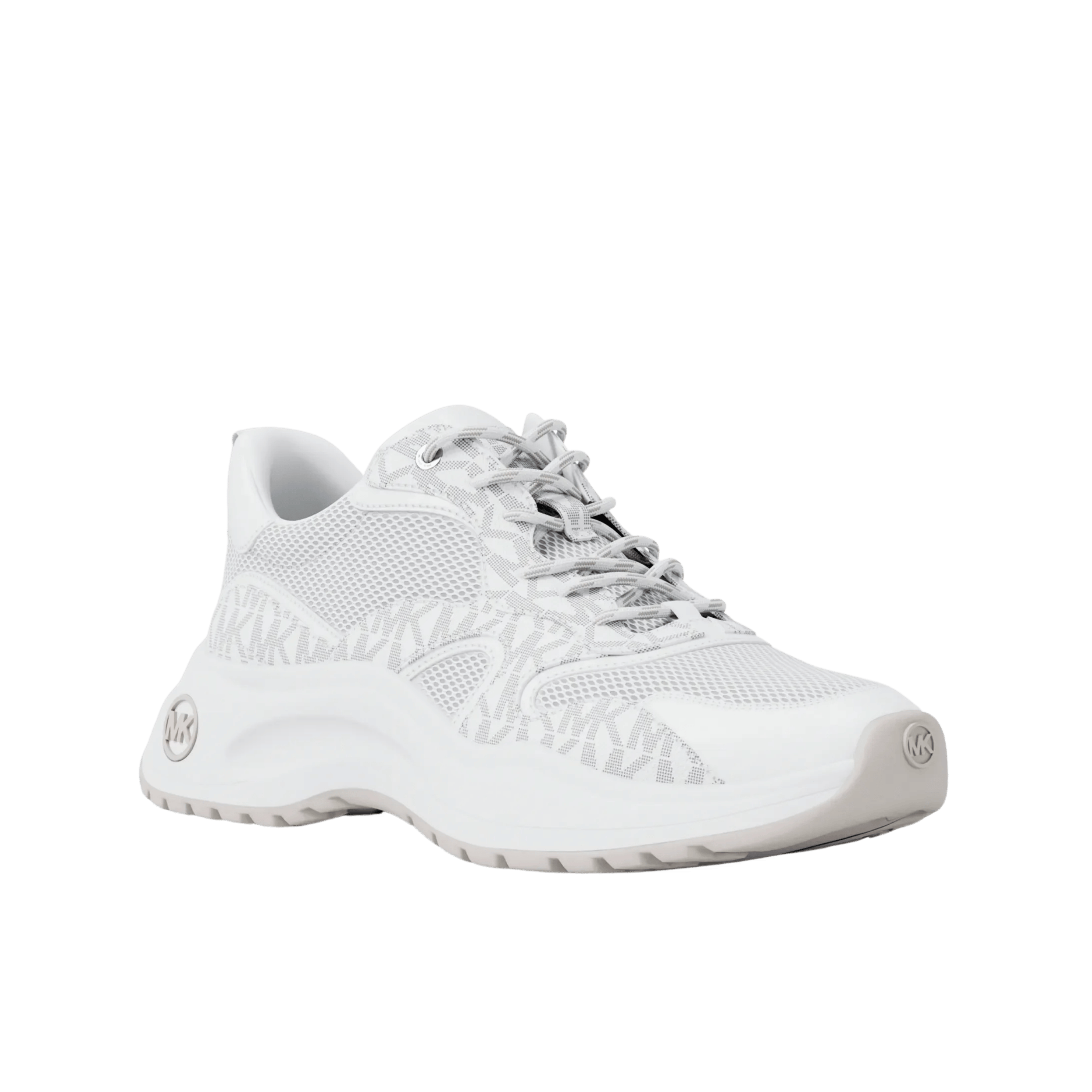 Michael Kors Men Levie Mixed Media Trainer - Optic White