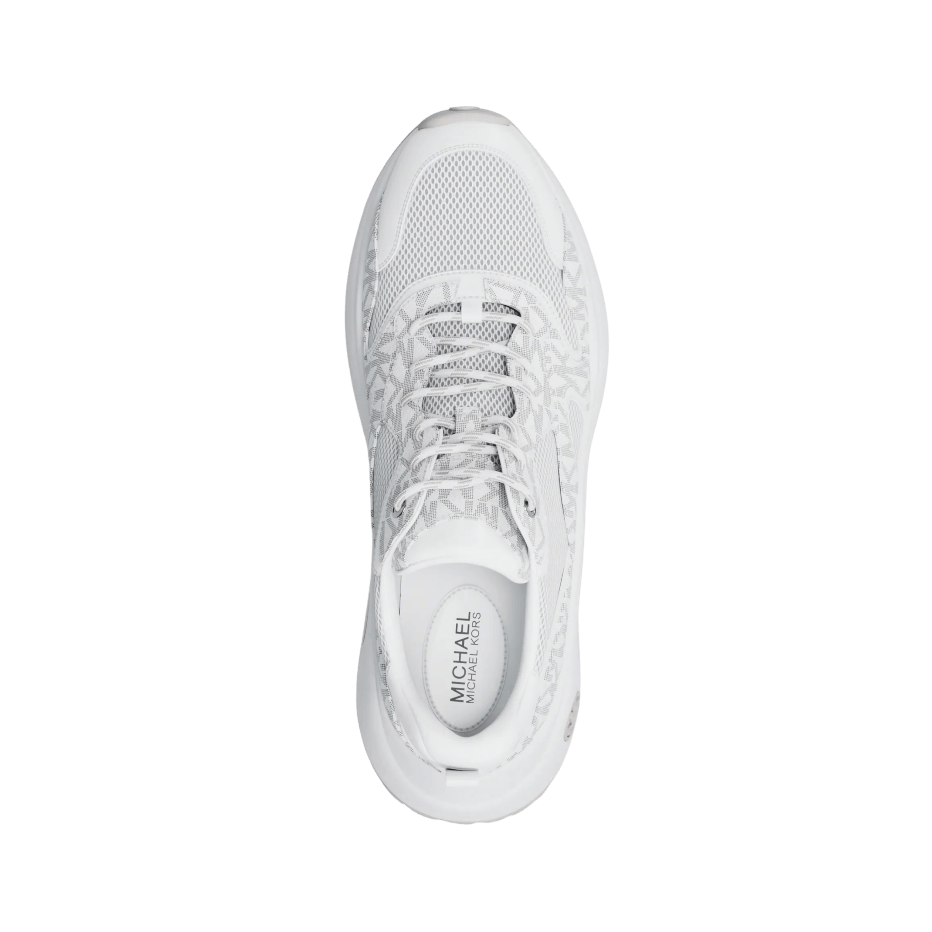 Michael Kors Men Levie Mixed Media Trainer - Optic White