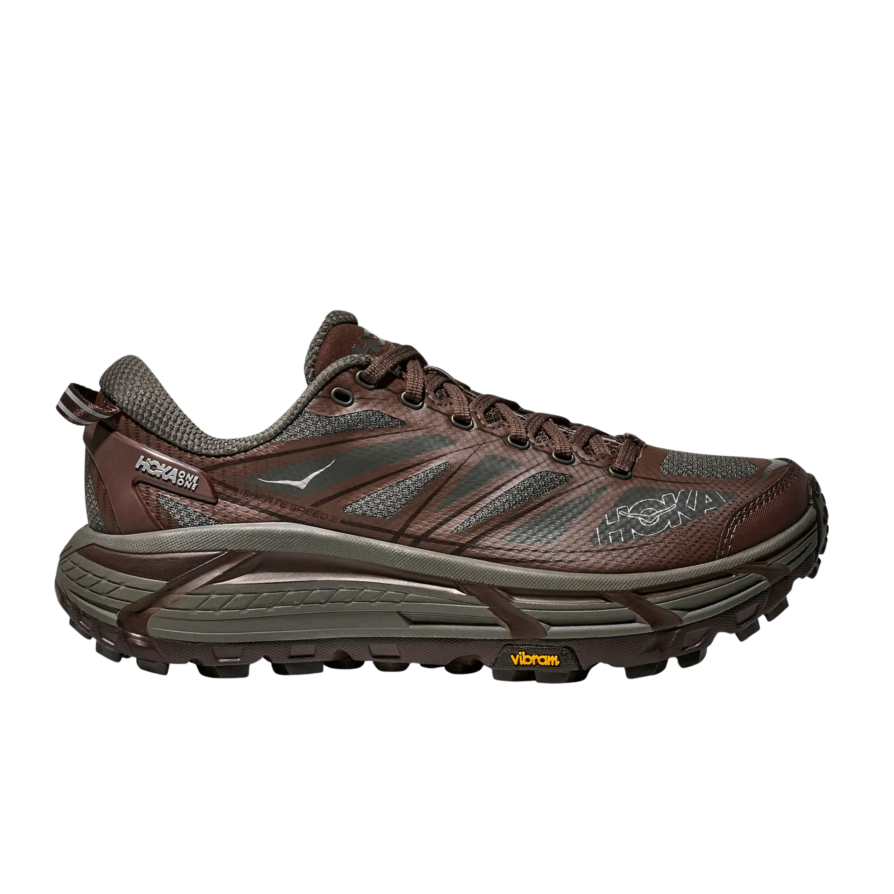 Hoka Men Mafate Speed 2 - Asphalt Grey Walnut
