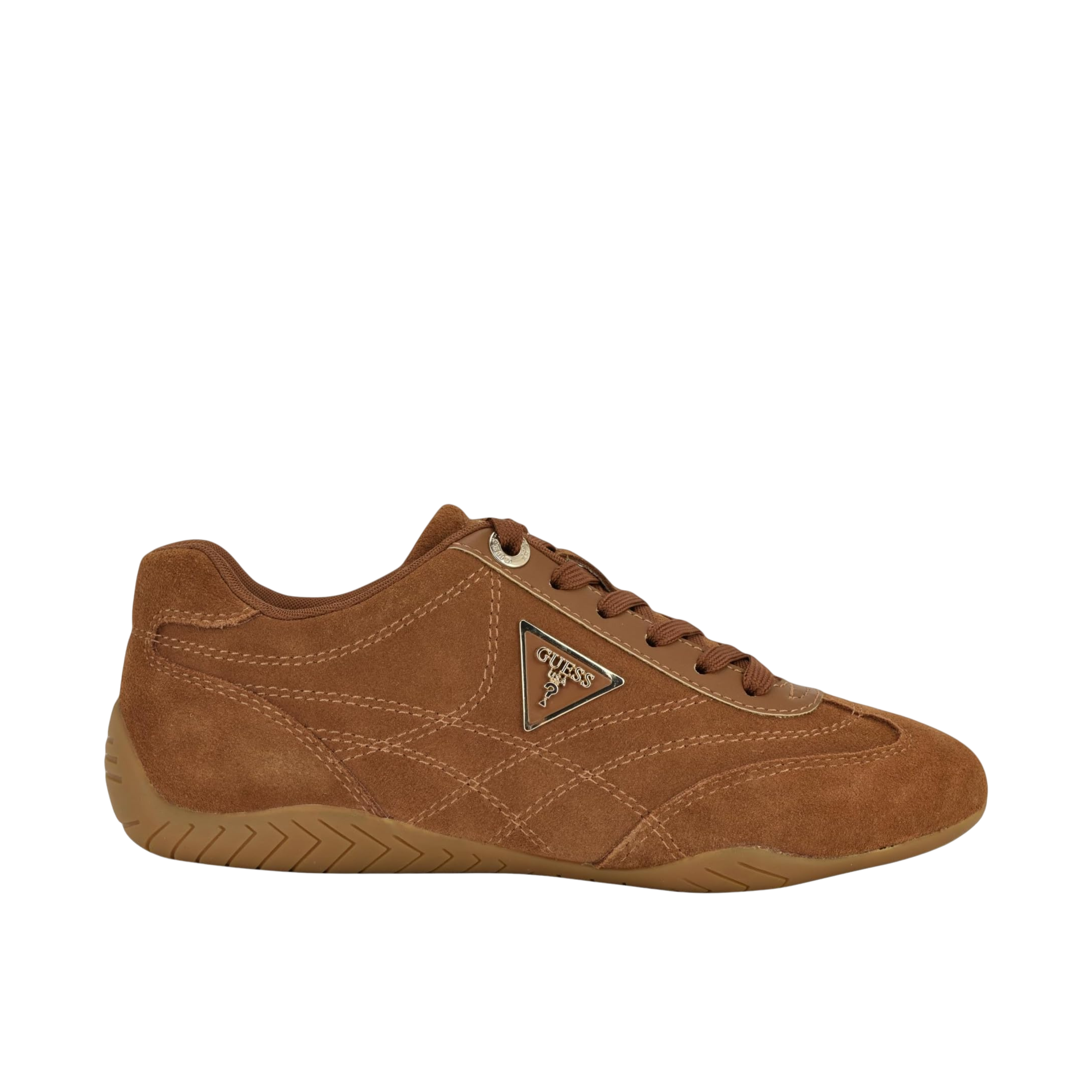 Guess Women Gabiey Suede Sneakers - Medium Brown