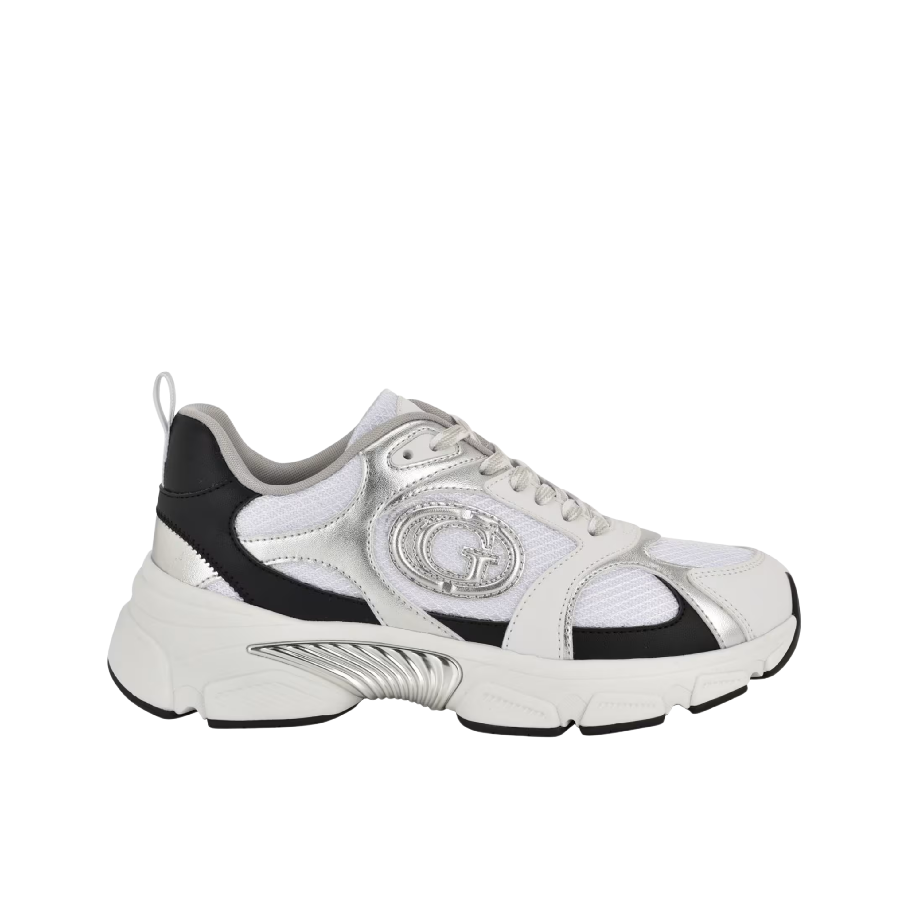 Guess Women Ibitha Metallic Signature G Sneakers - WhIte Floral