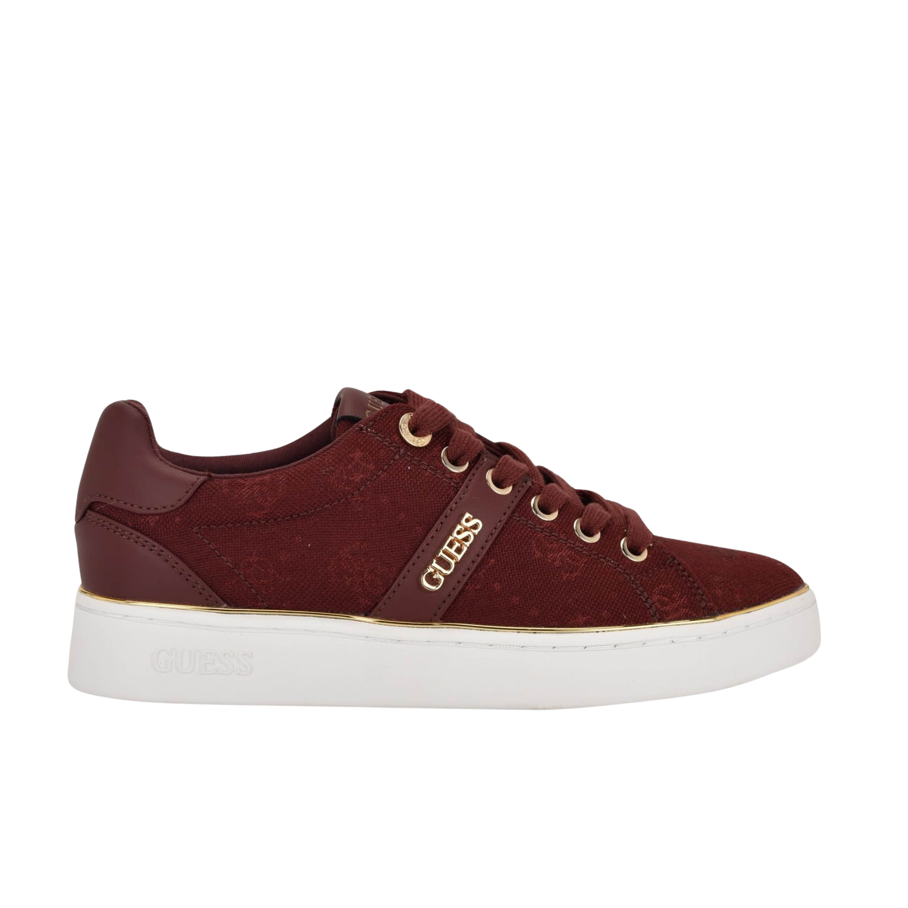 Guess Women Britz Signature Low Top Sneakers - Red