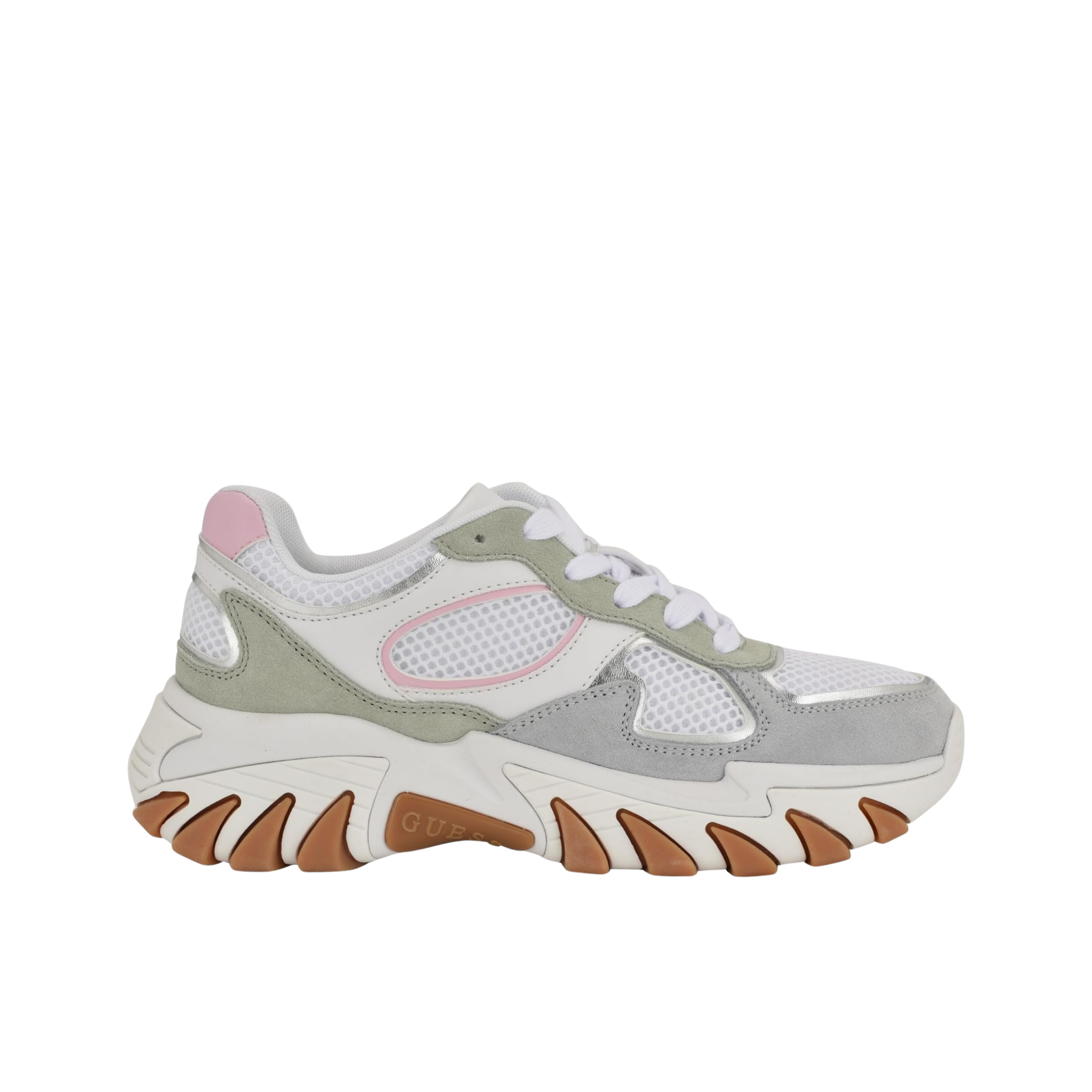 Guess Women Norina Sneakers - Light Grey Multi