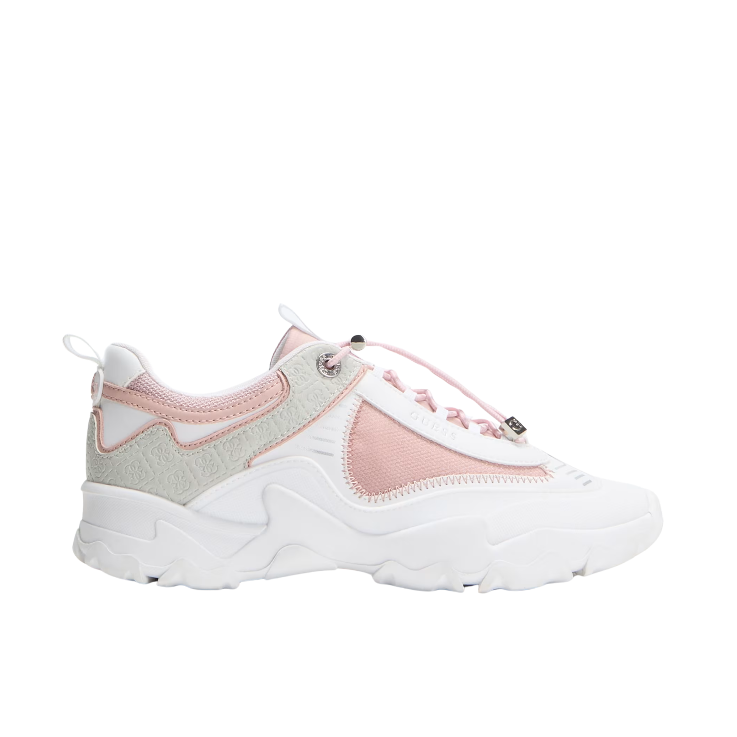 Guess Women Akcord Color Block Sneakers - White Graffiti