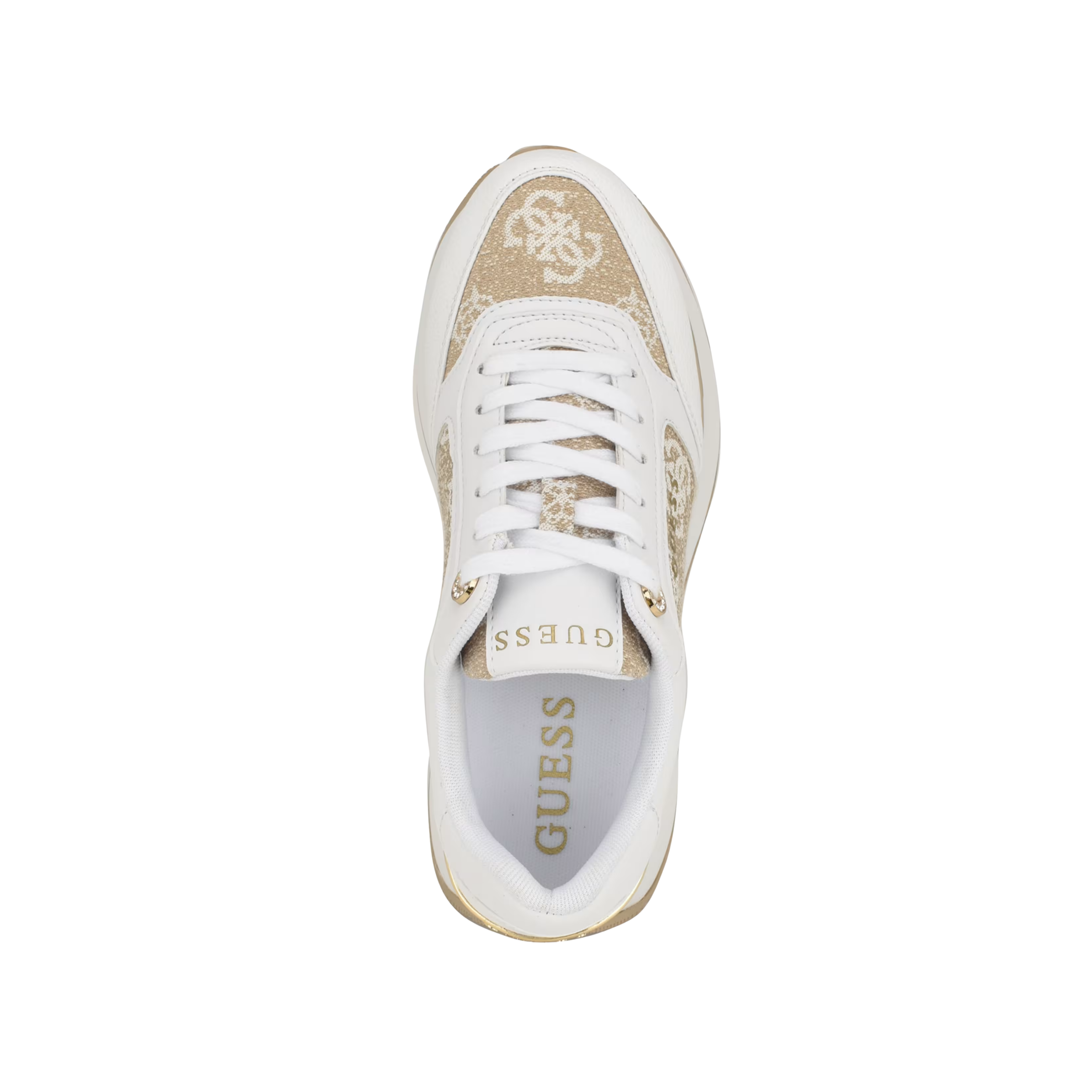 Guess Women Camrio Peony Joggers Sneakers - White Logo