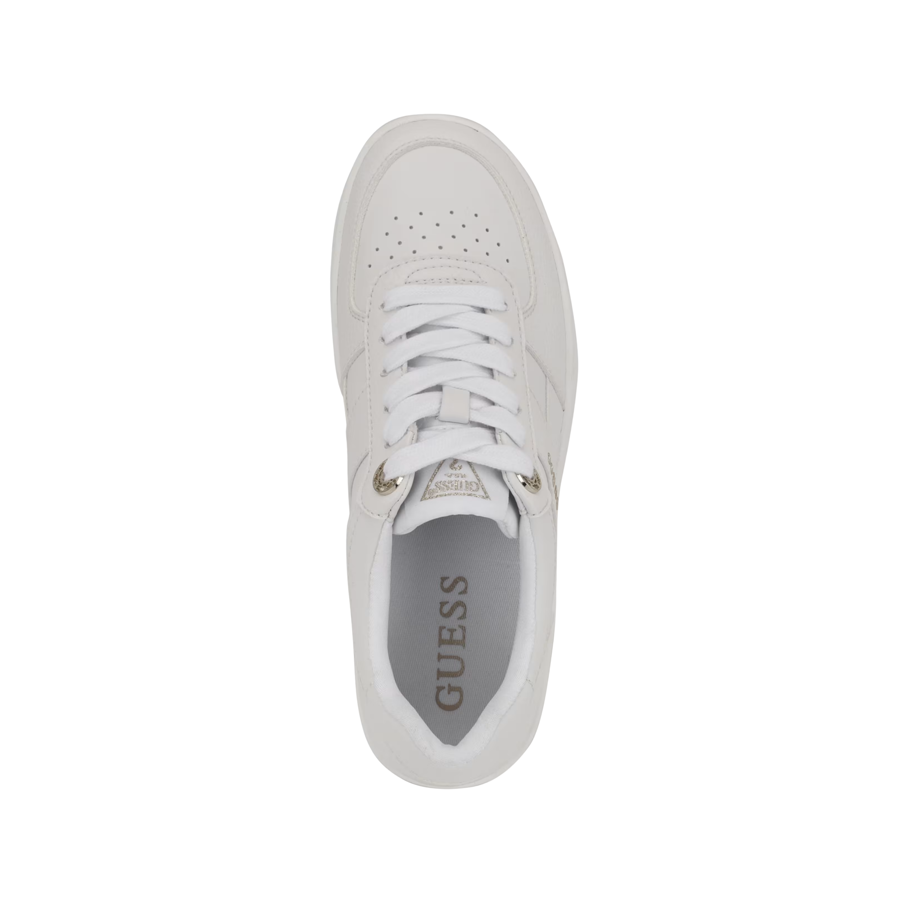 Guess Women Naima Sneakers - White Graffiti