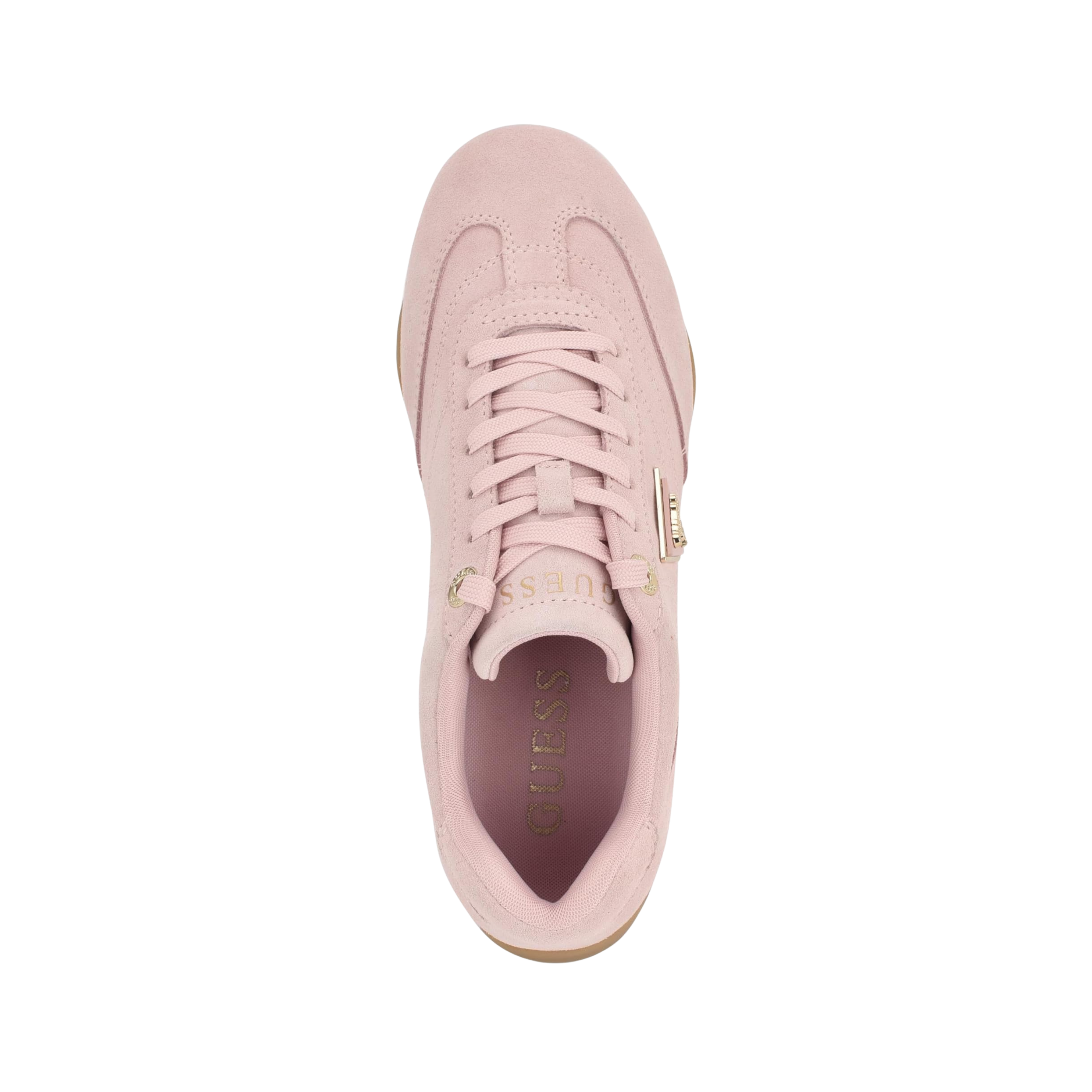 Guess Women Gabiey Suede Sneakers - Light Pink