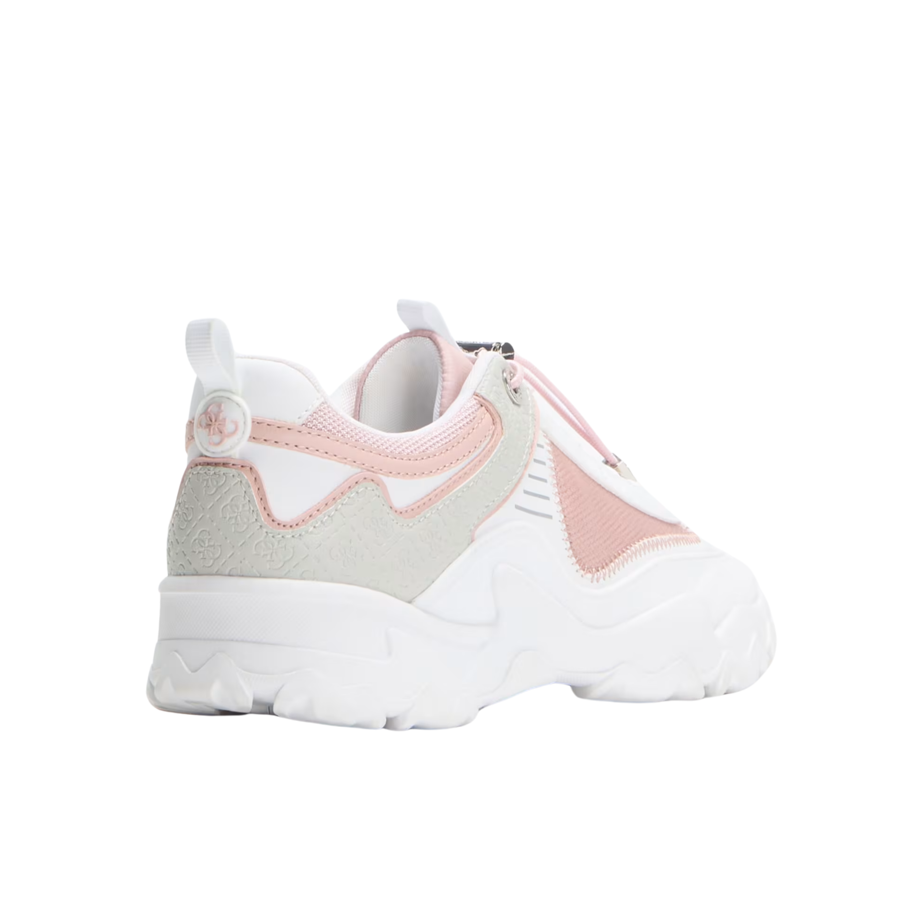 Guess Women Akcord Color Block Sneakers - White Graffiti