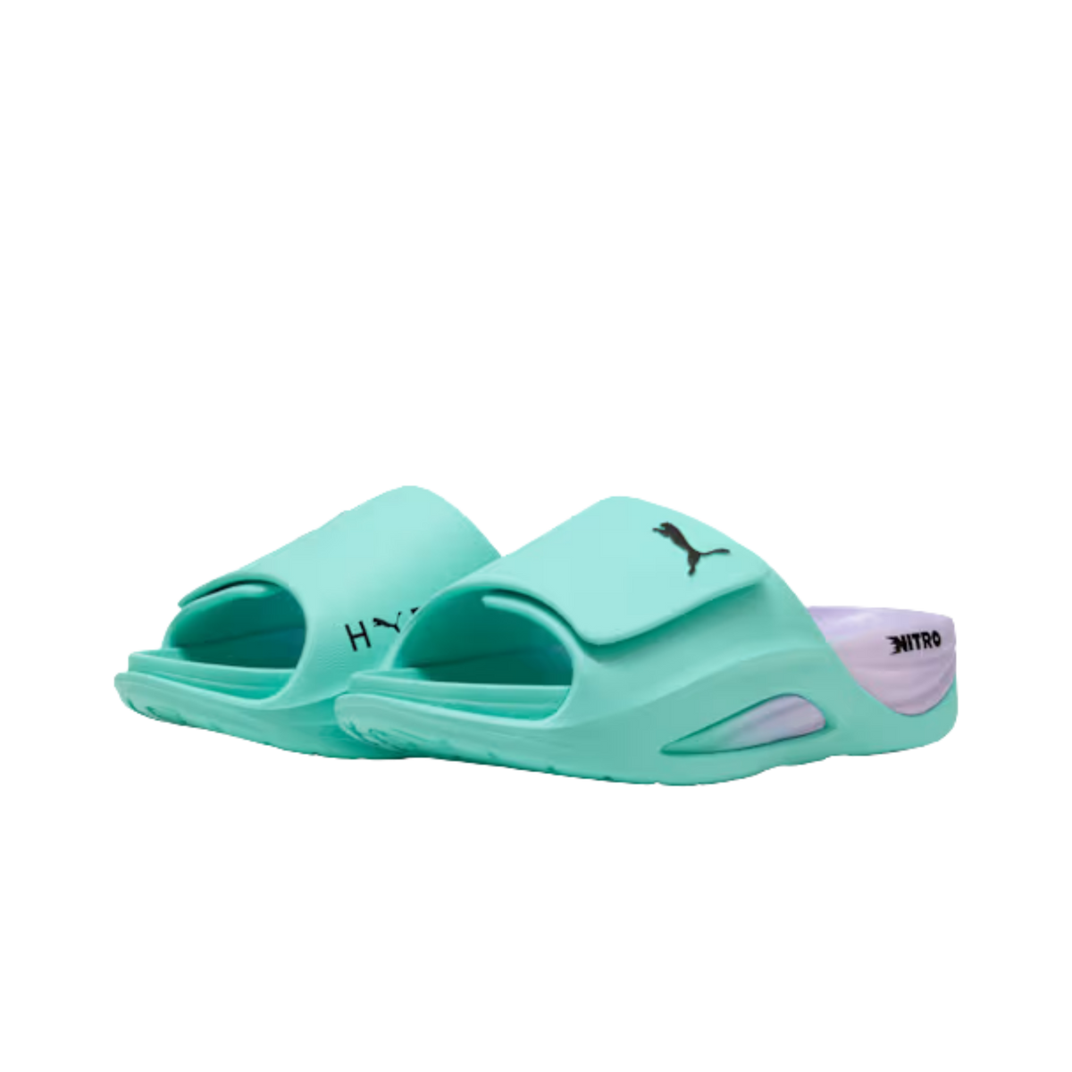 Puma Men X Hyrox Nitrocat Slides - Intense Mint Light Lavender Black
