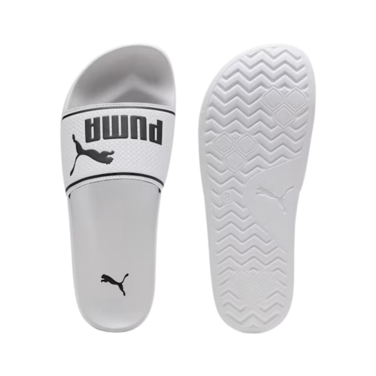 Puma Men Leadcat 2.0 Slides - White Black