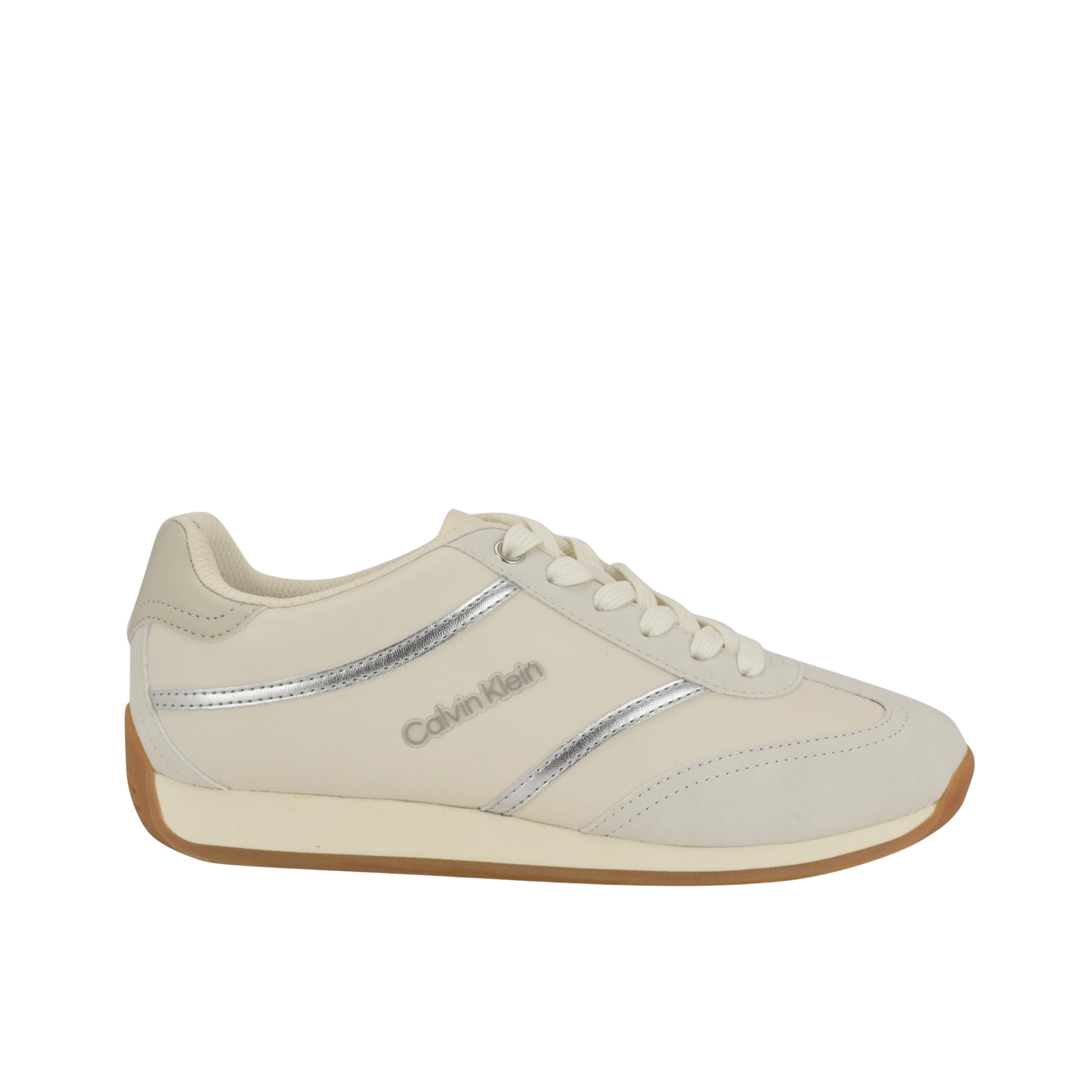 Calvin Klein Women Avyenna Sneaker - Ivory Silver