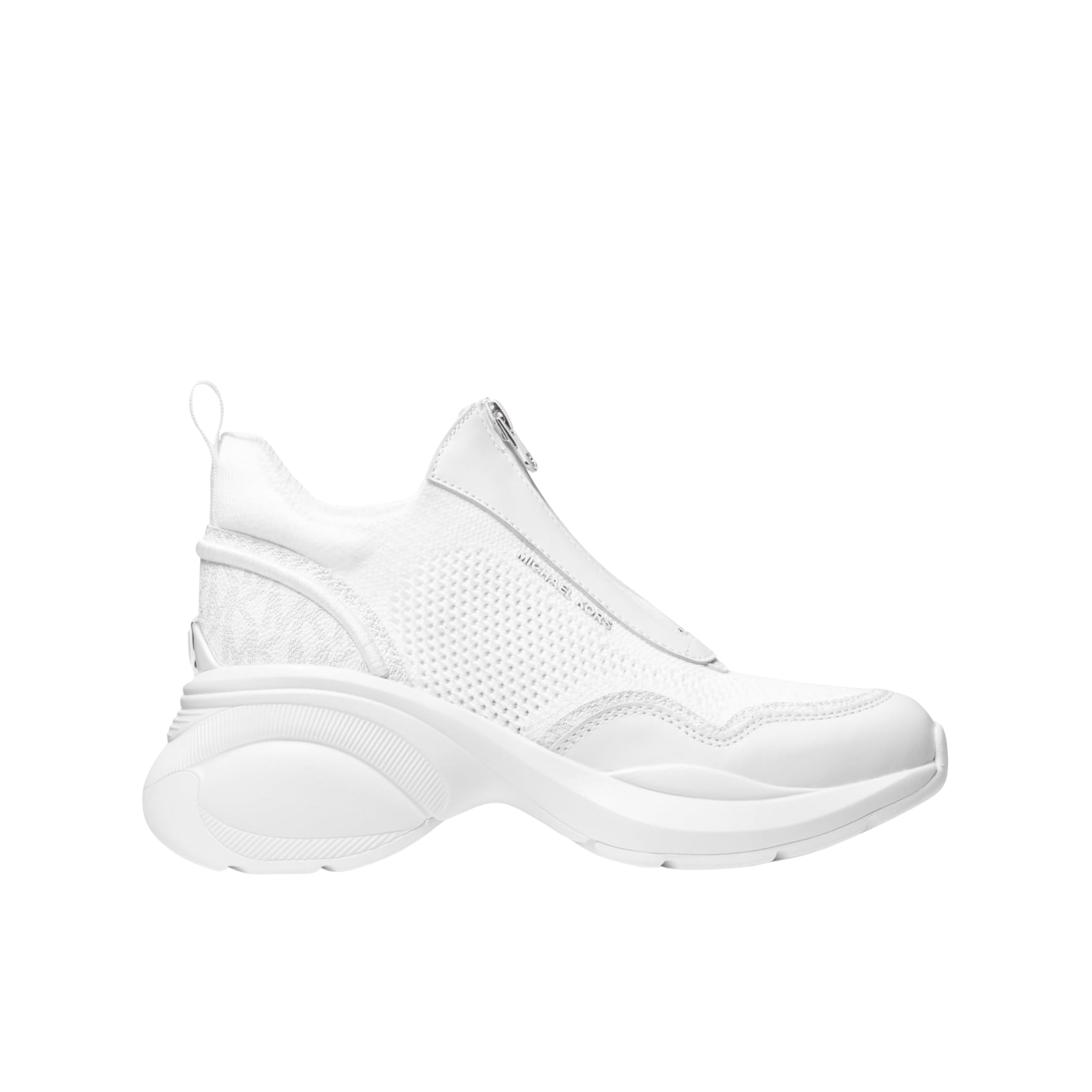 Michael Kors Women Zuma Slip On Trainer - Bright White