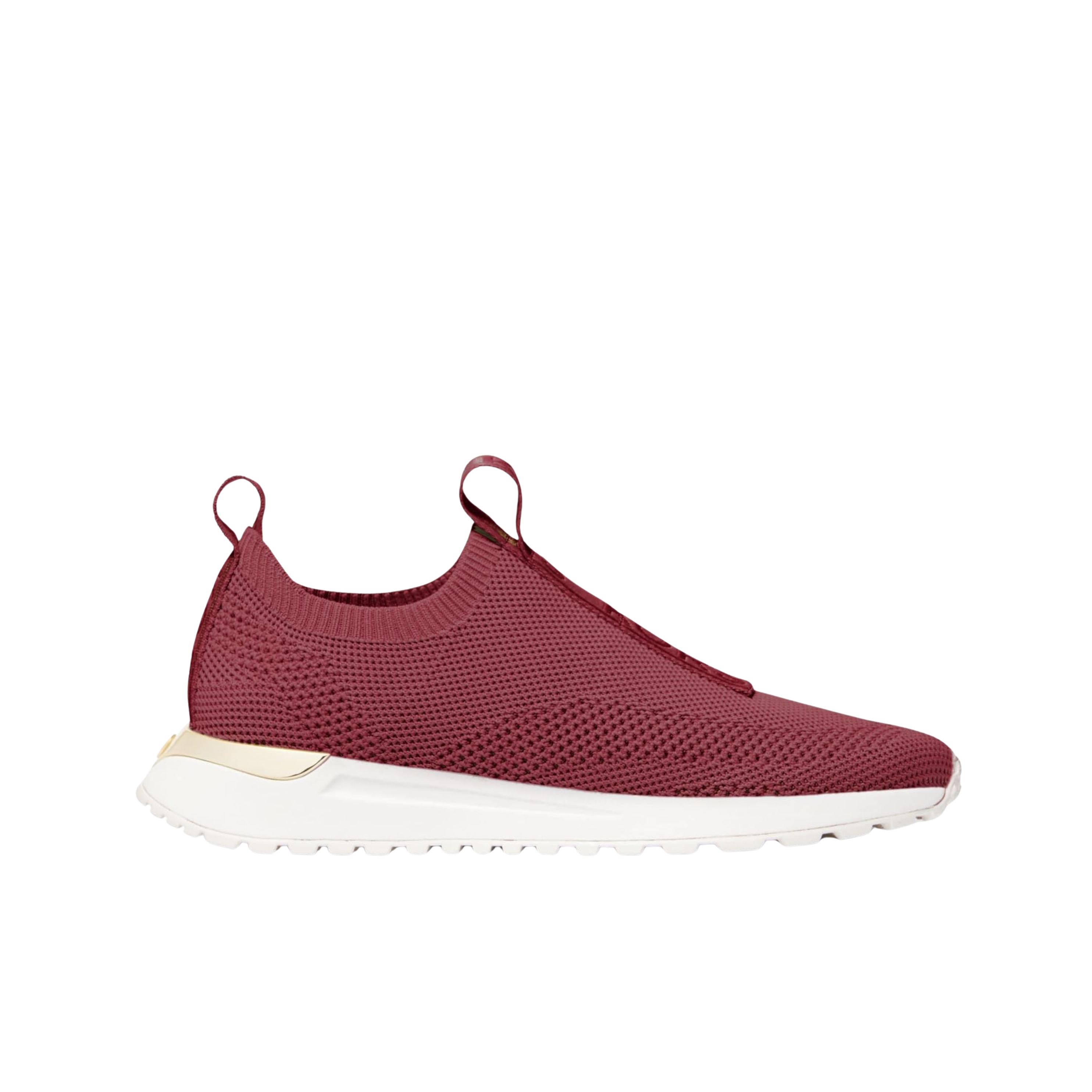 Michael Kors Women Bodie Knit Slip On Sneaker - Deep Red