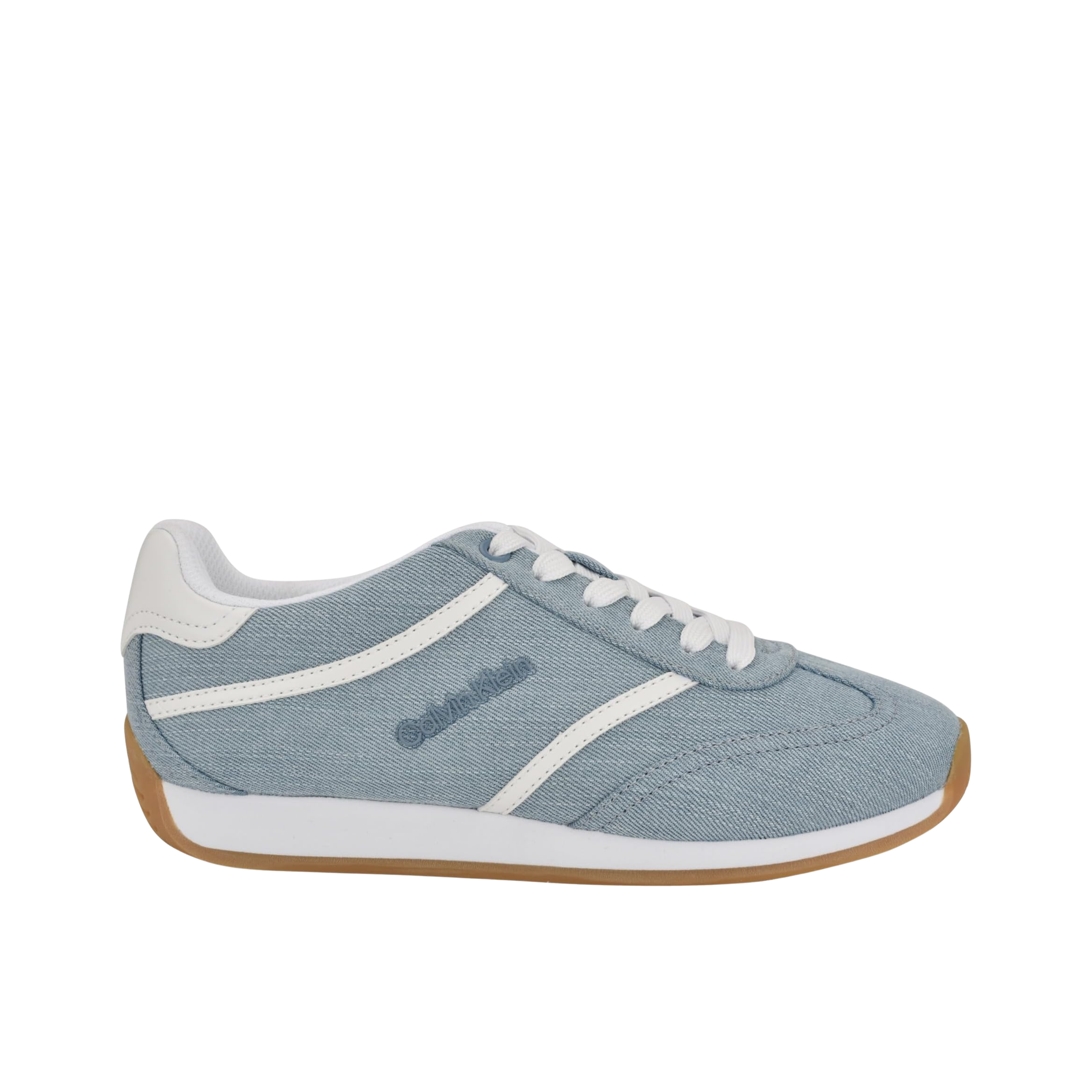 Calvin Klein Women Avyenna Sneaker - Medium Blue Denim White