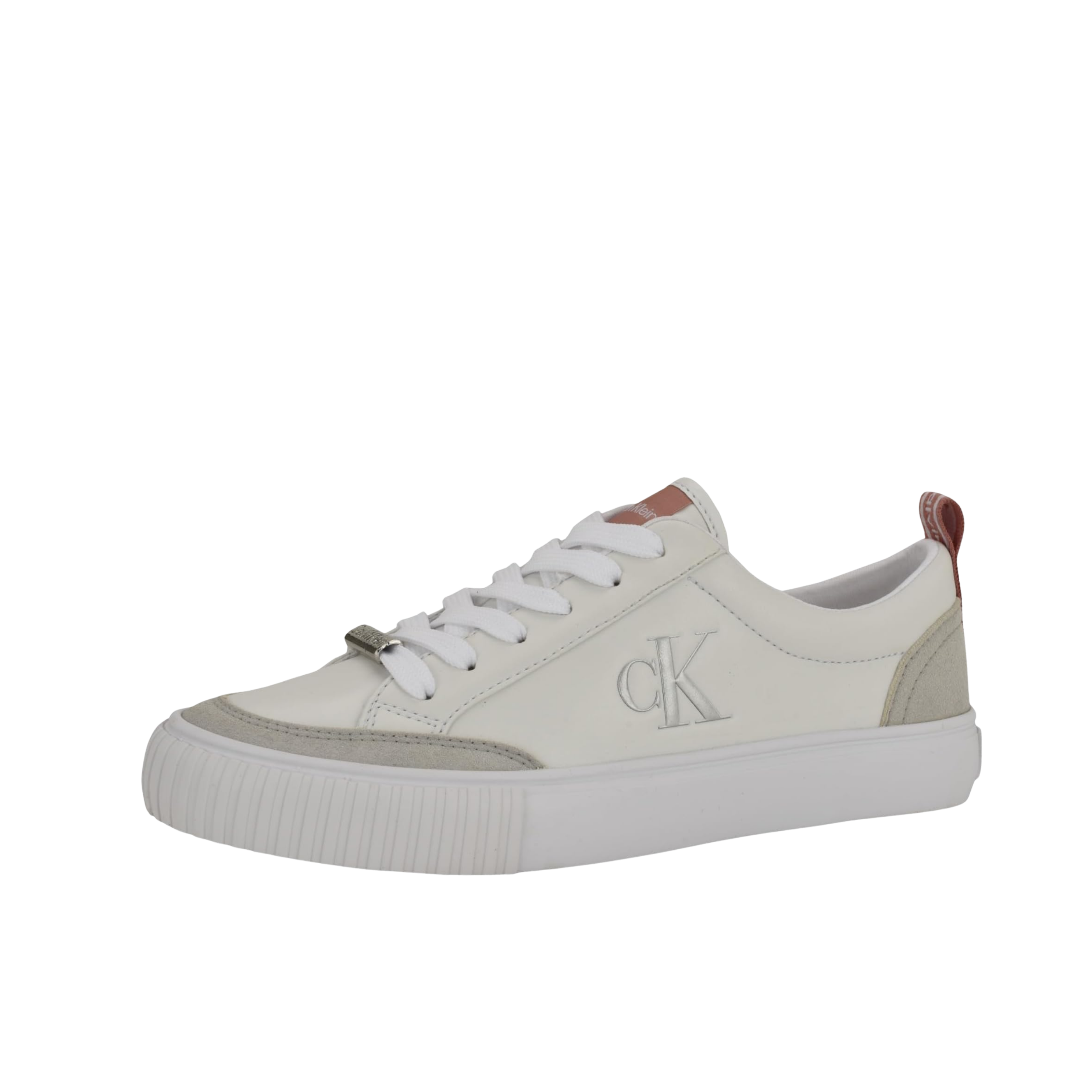 Calvin Klein Women Lariss Sneaker - White Rose Pink