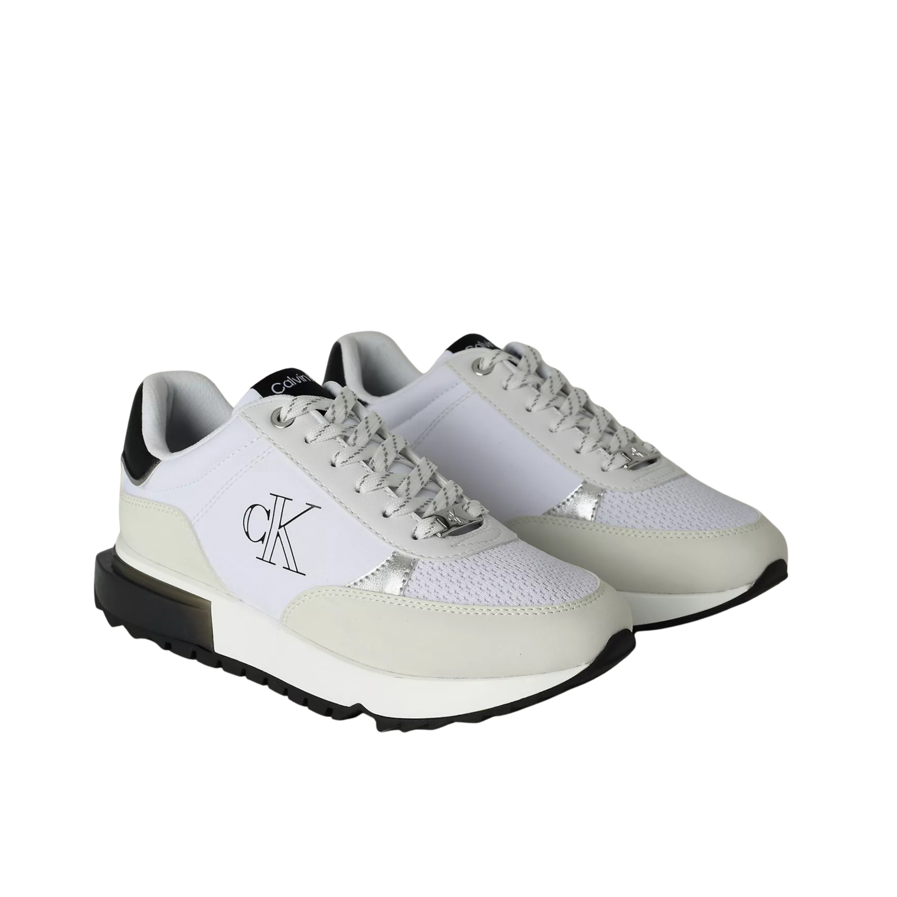 Calvin Klein Women Melidee Runner Sneaker - Light Grey