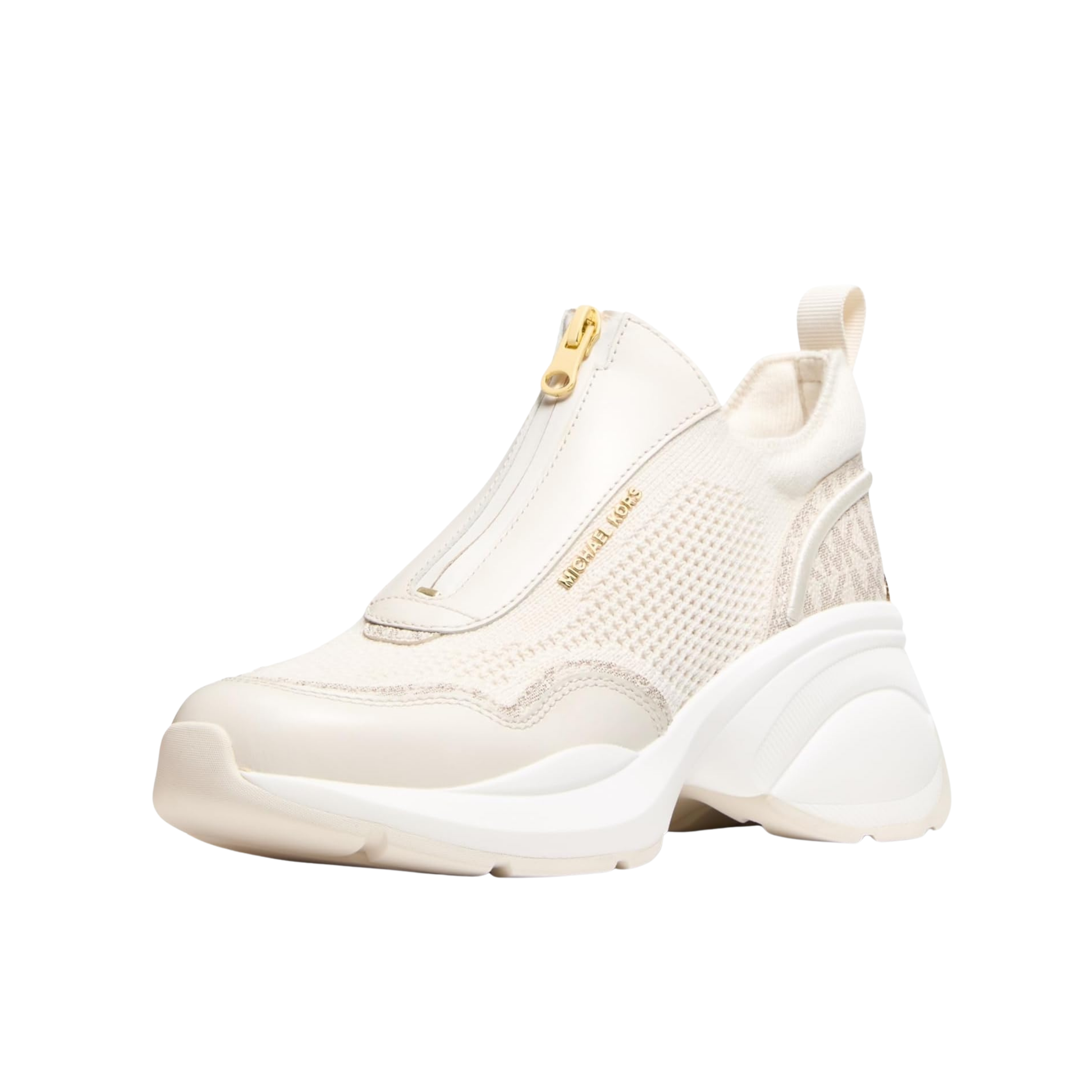 Michael Kors Women Zuma Slip On Trainer - Cream