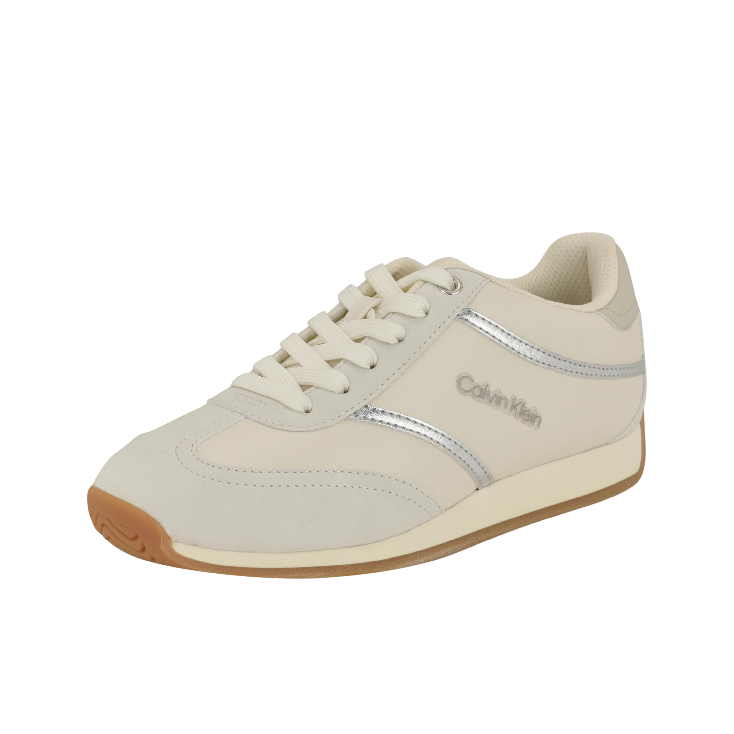 Calvin Klein Women Avyenna Sneaker - Ivory Silver