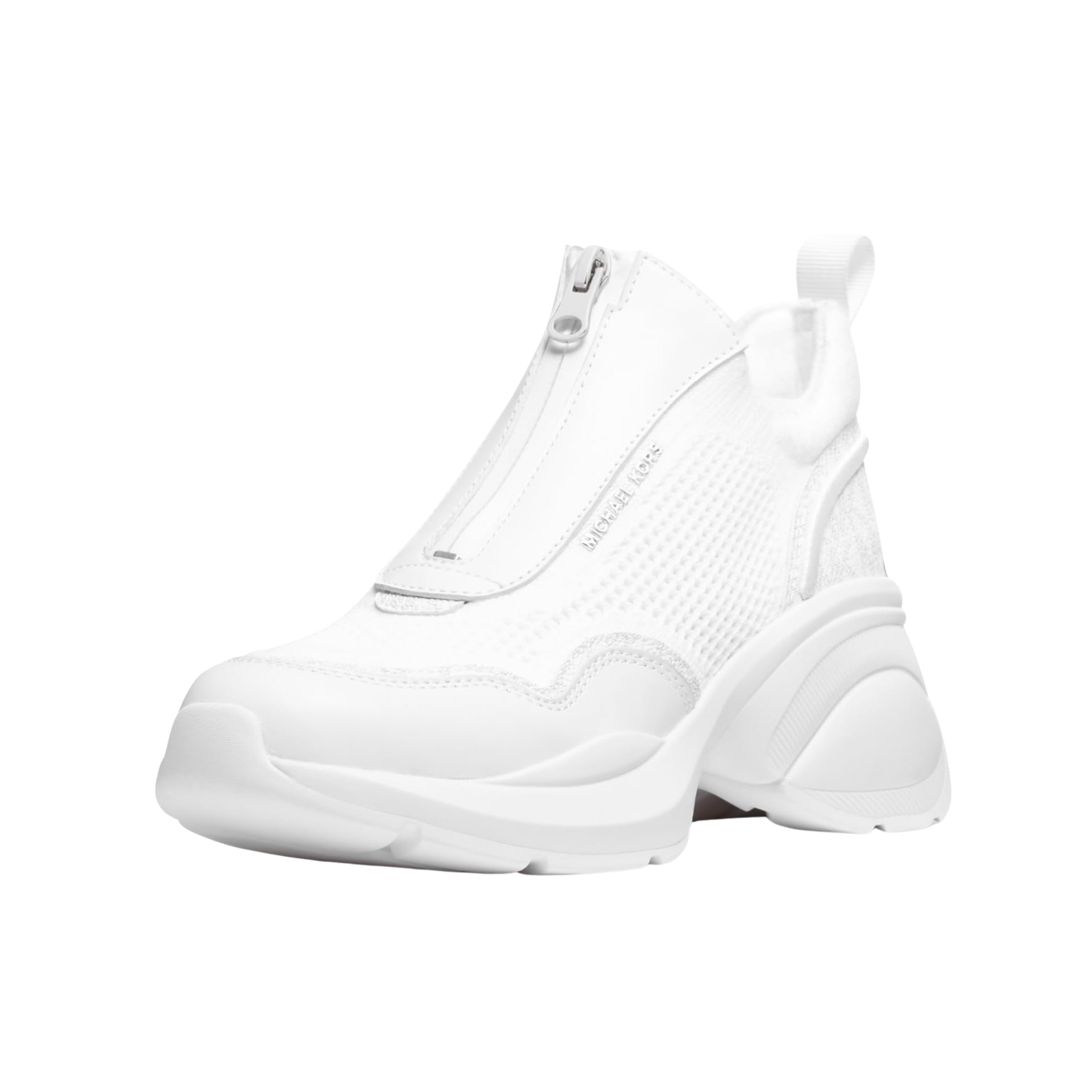 Michael Kors Women Zuma Slip On Trainer - Bright White