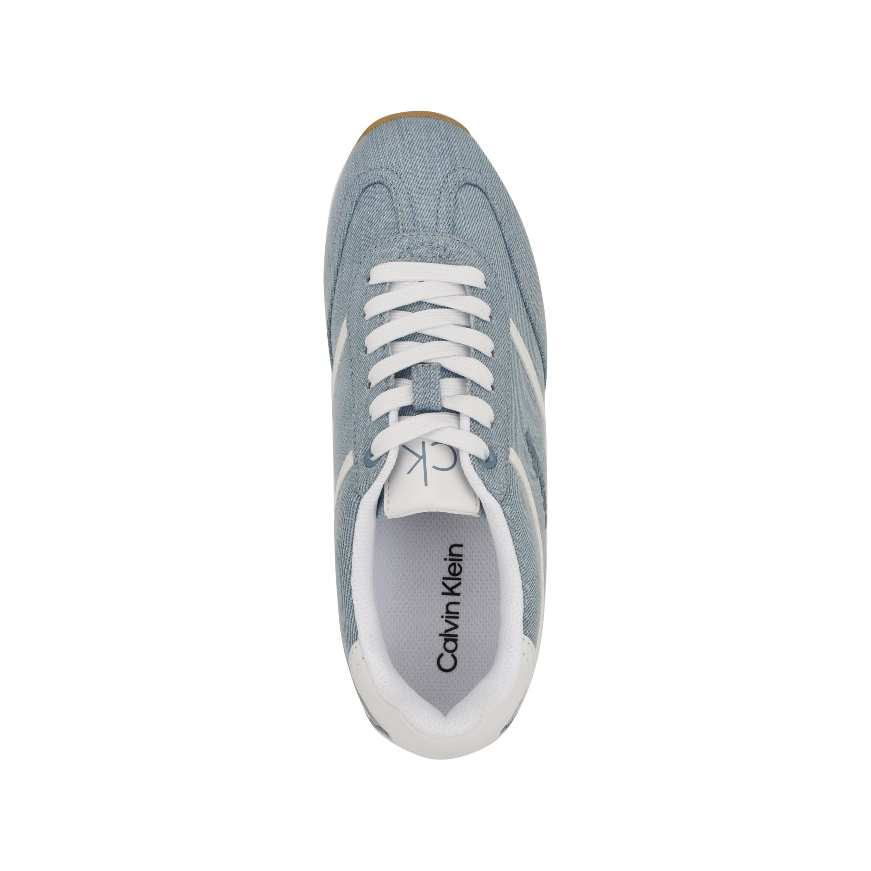 Calvin Klein Women Avyenna Sneaker - Medium Blue Denim White