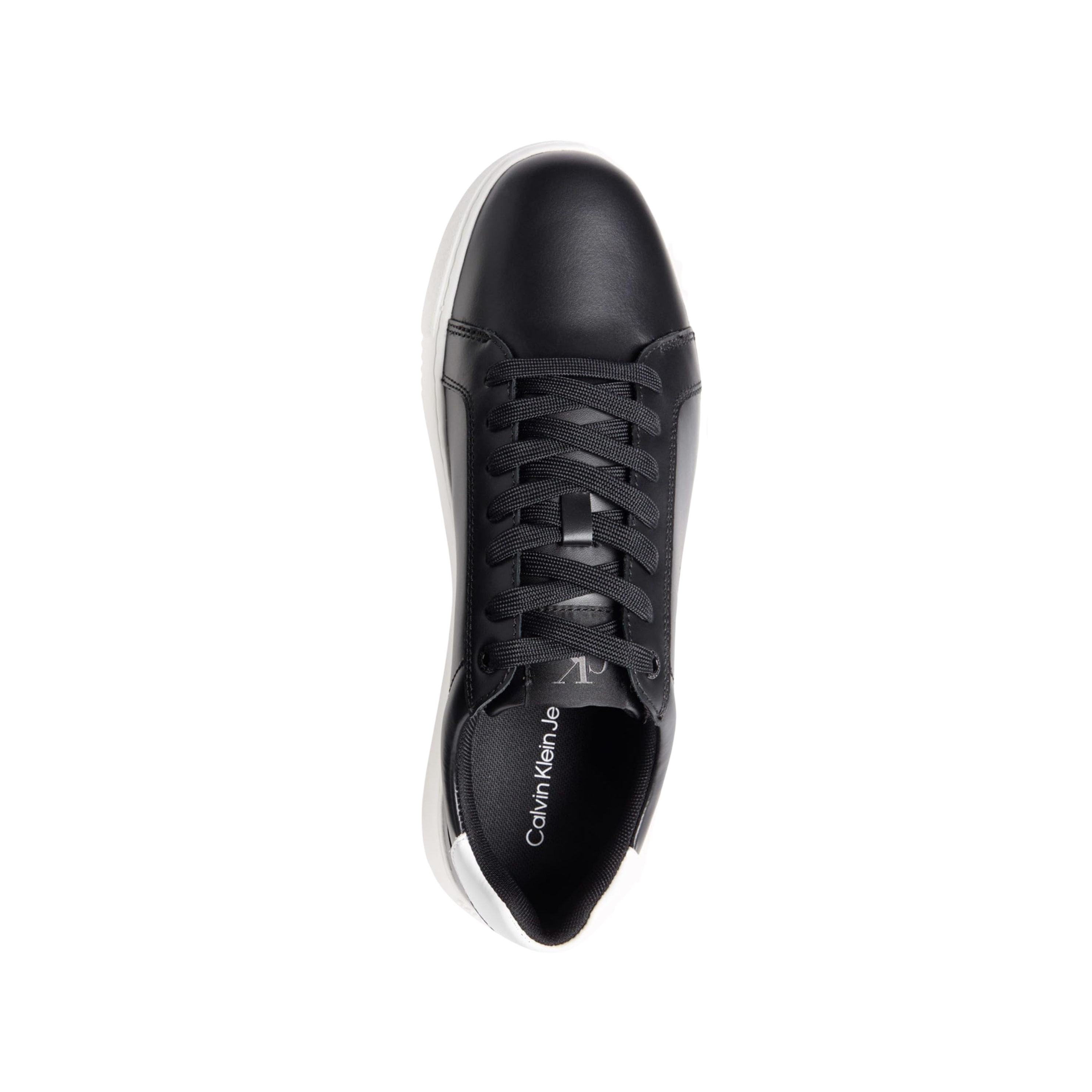 Calvin Klein Men Chunky Cupsole Mono LTH Sneaker - Black