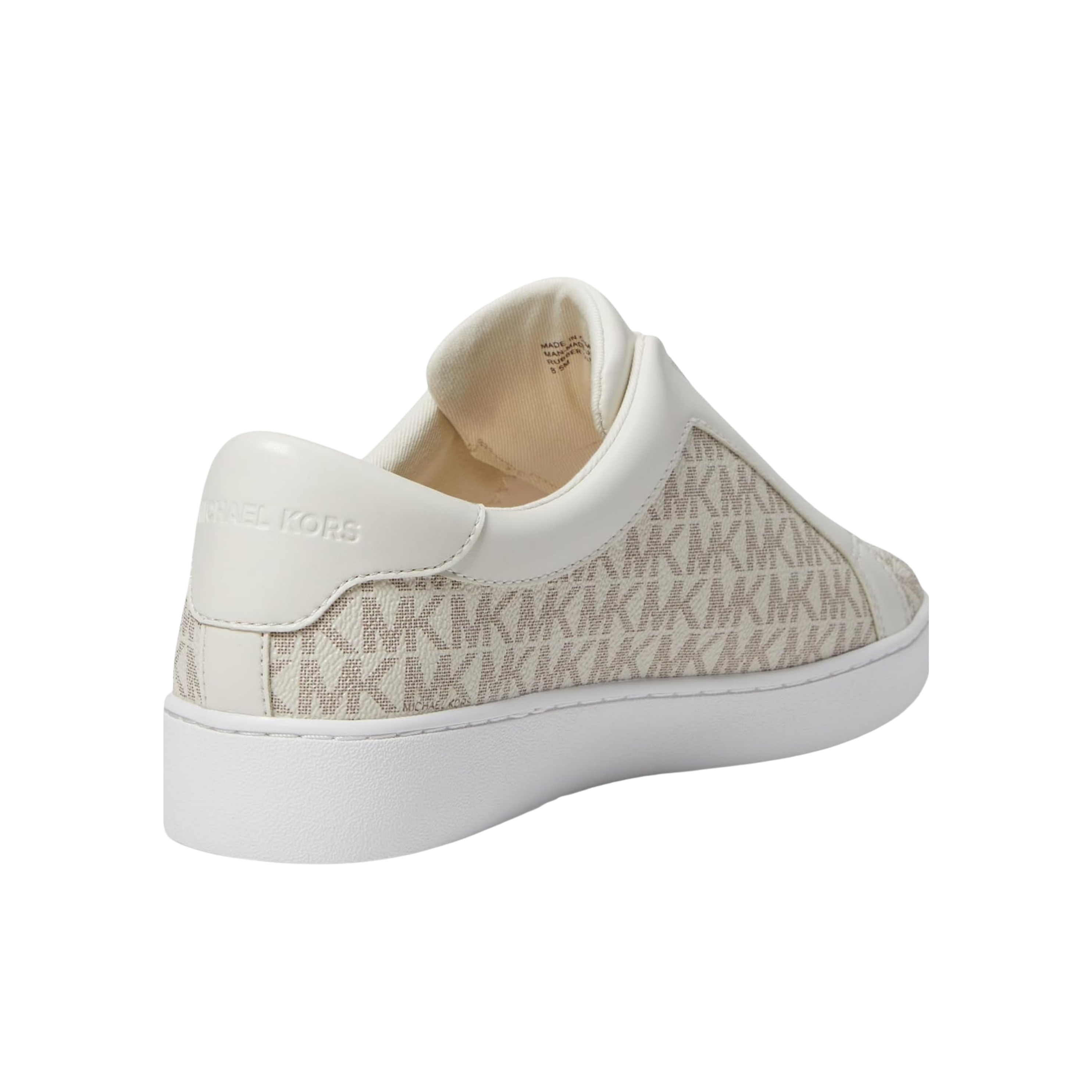 Michael Kors Women Keaton Zip Up Sneaker - Vanilla