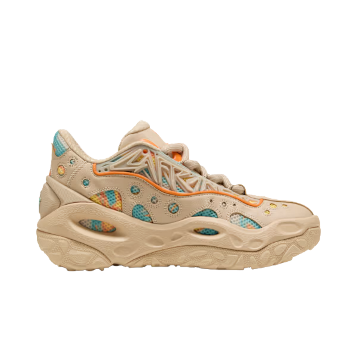 Puma Men LaFrance RNR - Light Sand Orange Glo-Aquatic