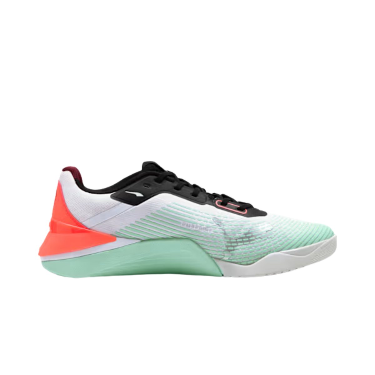 Puma Men Fuse 4.0 Training Shoes - White Mint Melt Glowing Red Black Ruby Shimmer