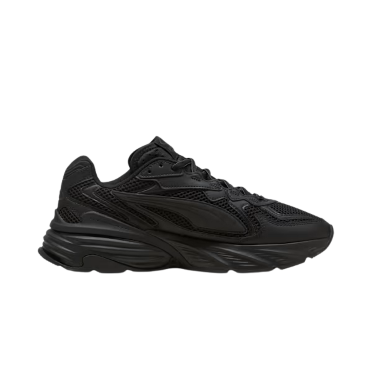 Puma Men Fade Sneakers - Black