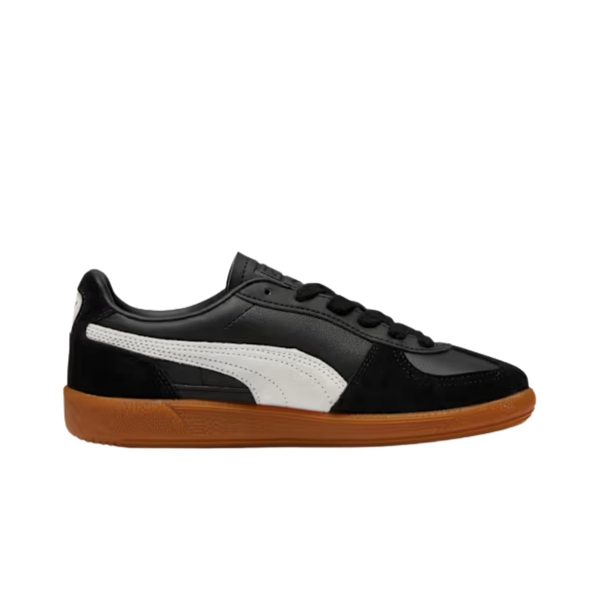 Puma Women Palermo Leather Sneaker - Black Feather Gray Gum