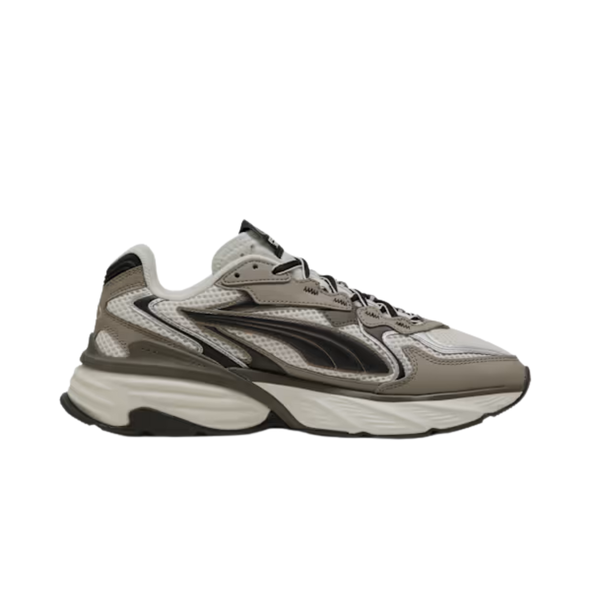 Puma Men Fade Sneakers - Warm White Mouse Gray