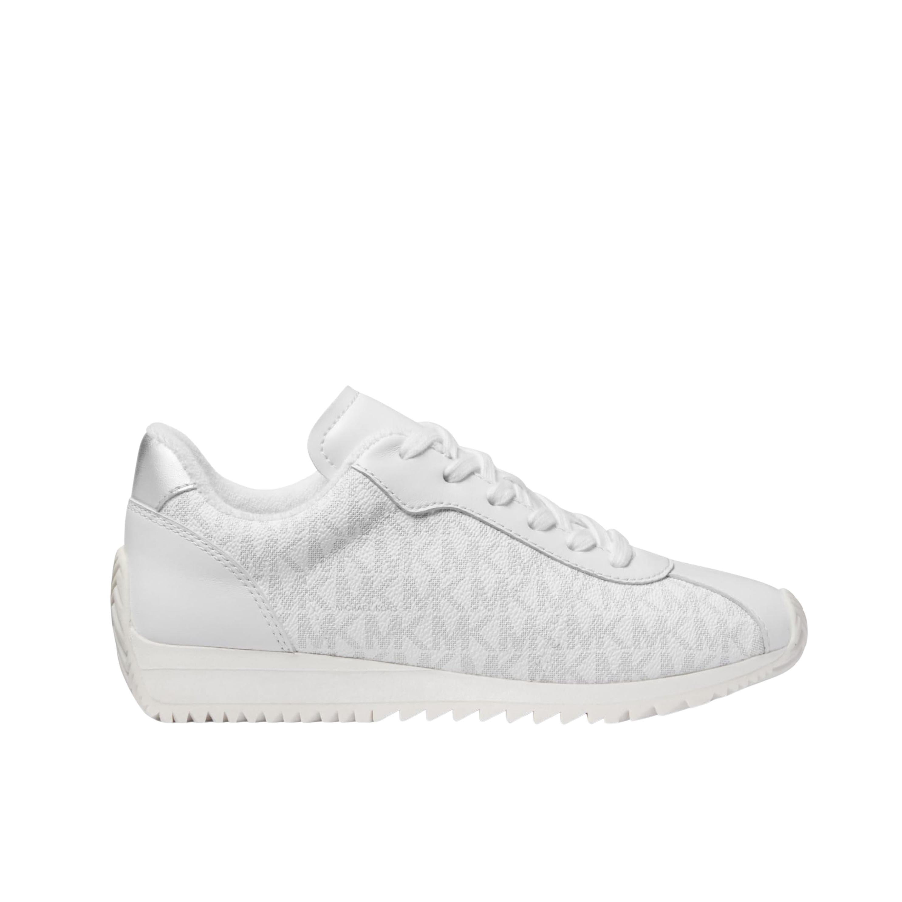 Michael Kors Women Rhodes Signature Logo Trainer - Bright White
