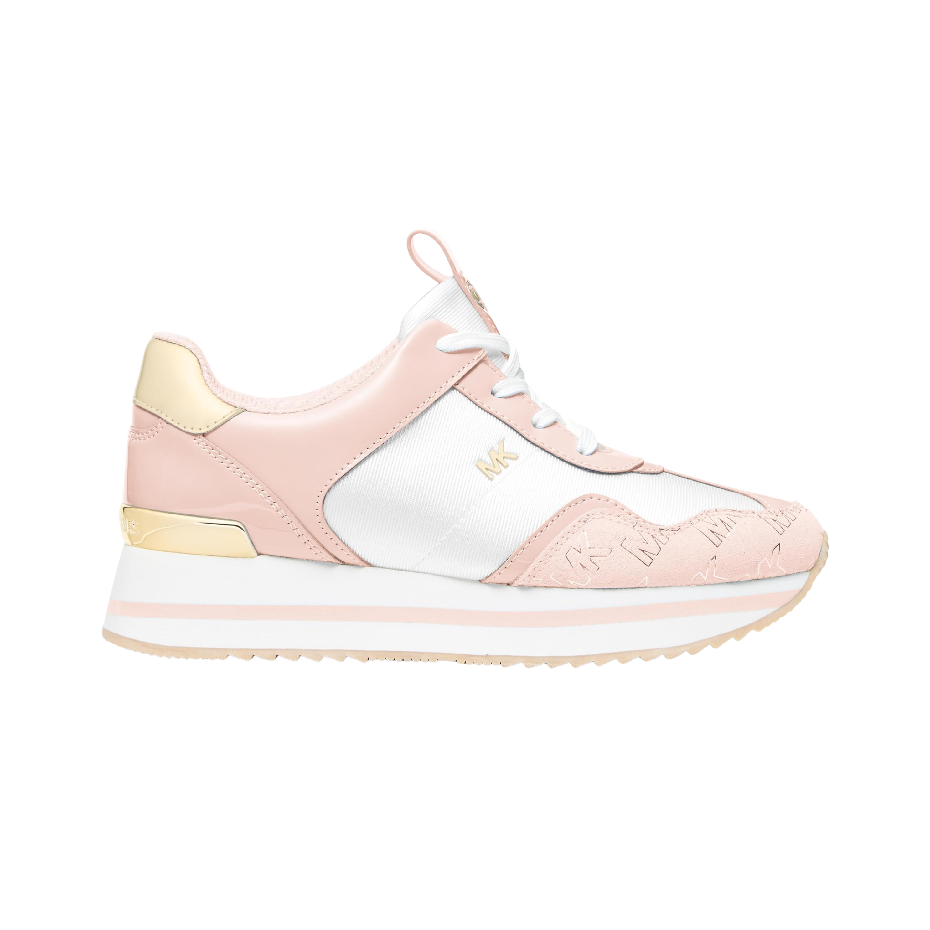 Michael Kors Women Raina Signature Logo Trainer - Soft Pink