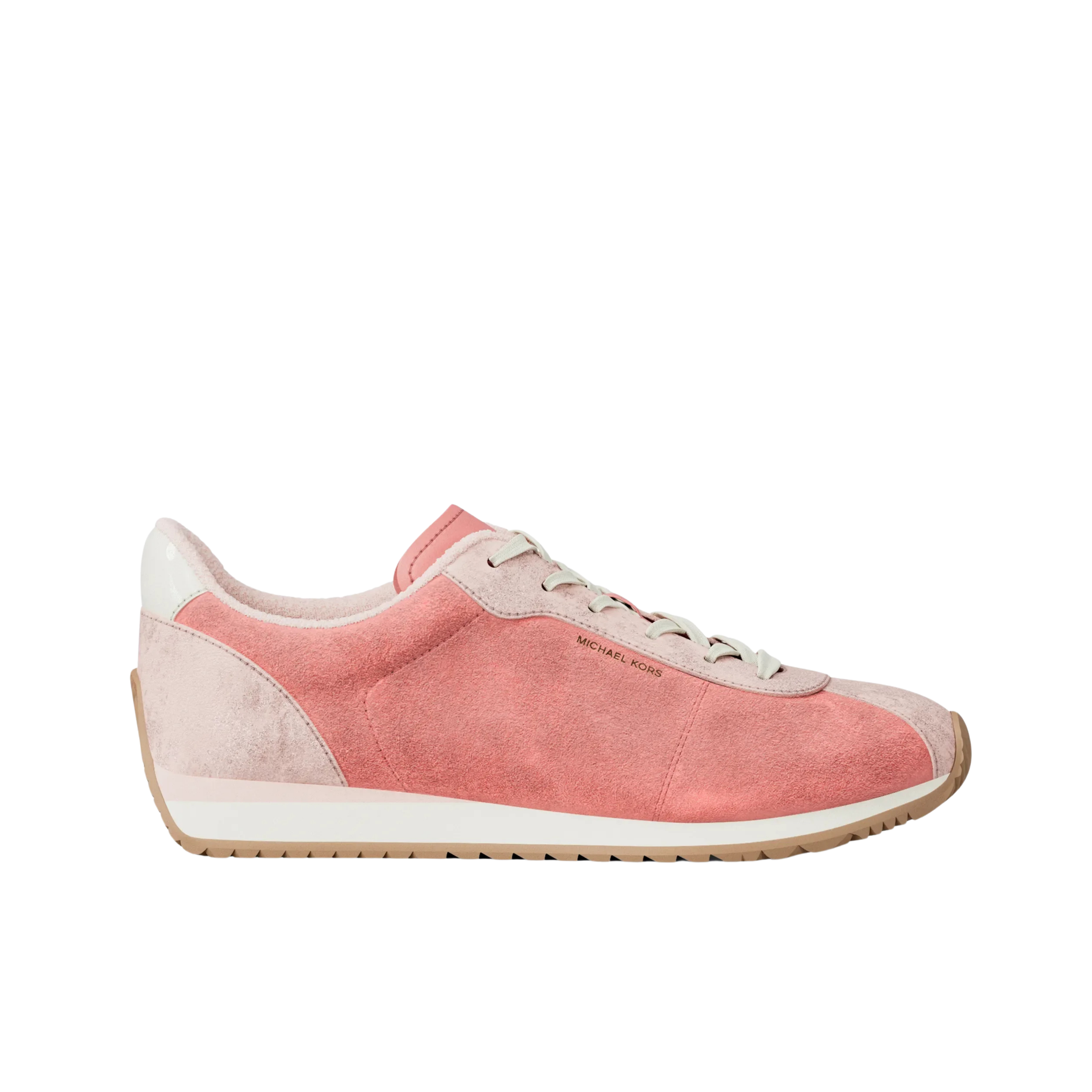 Michael Kors Women Rhodes Color Block Suede Trainer - Primrose