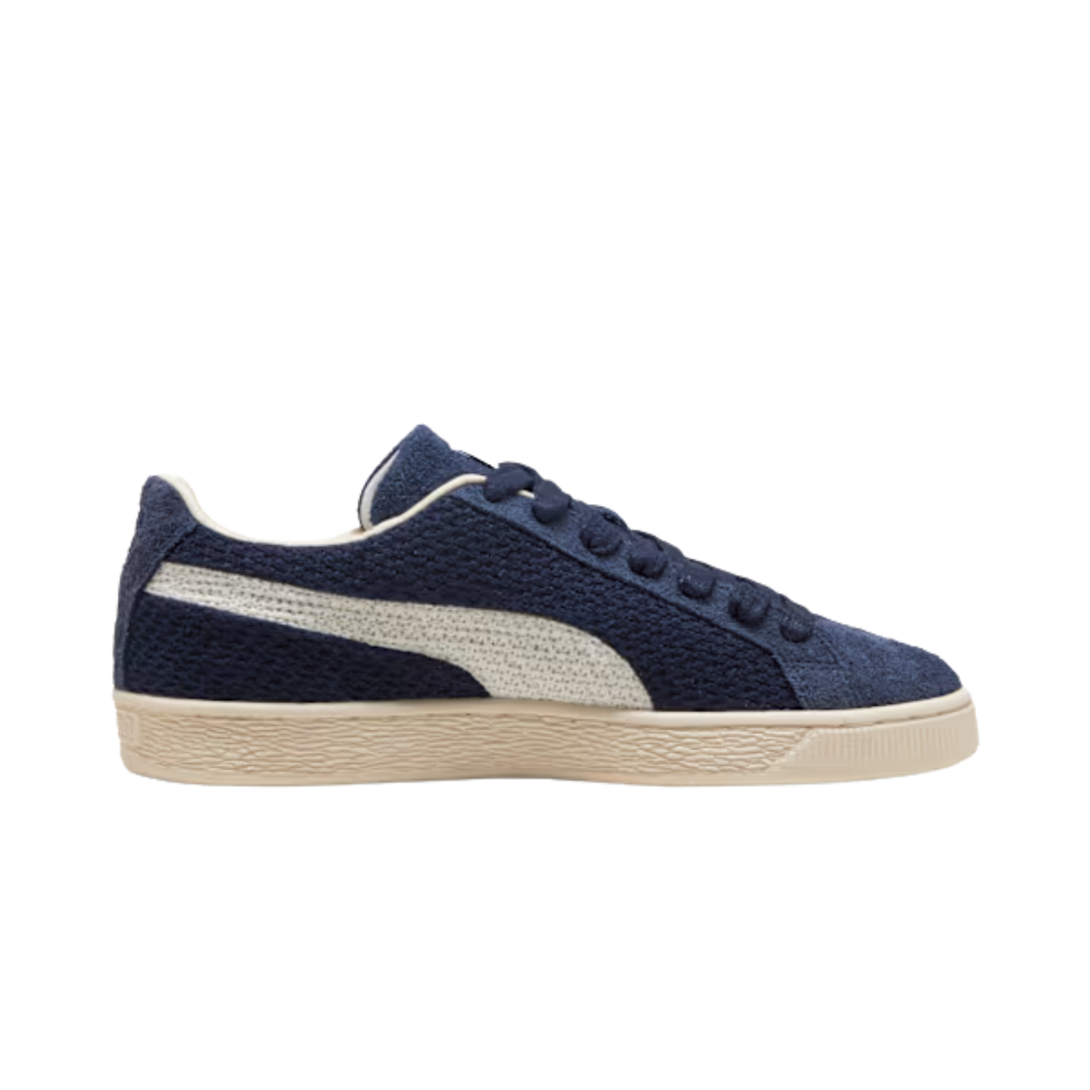 Puma Men Suede Crochet Sneakers - Navy White
