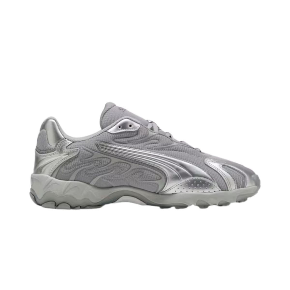 Puma Men Inhale Metallic Sneakers - Glacial Gray Team Silver