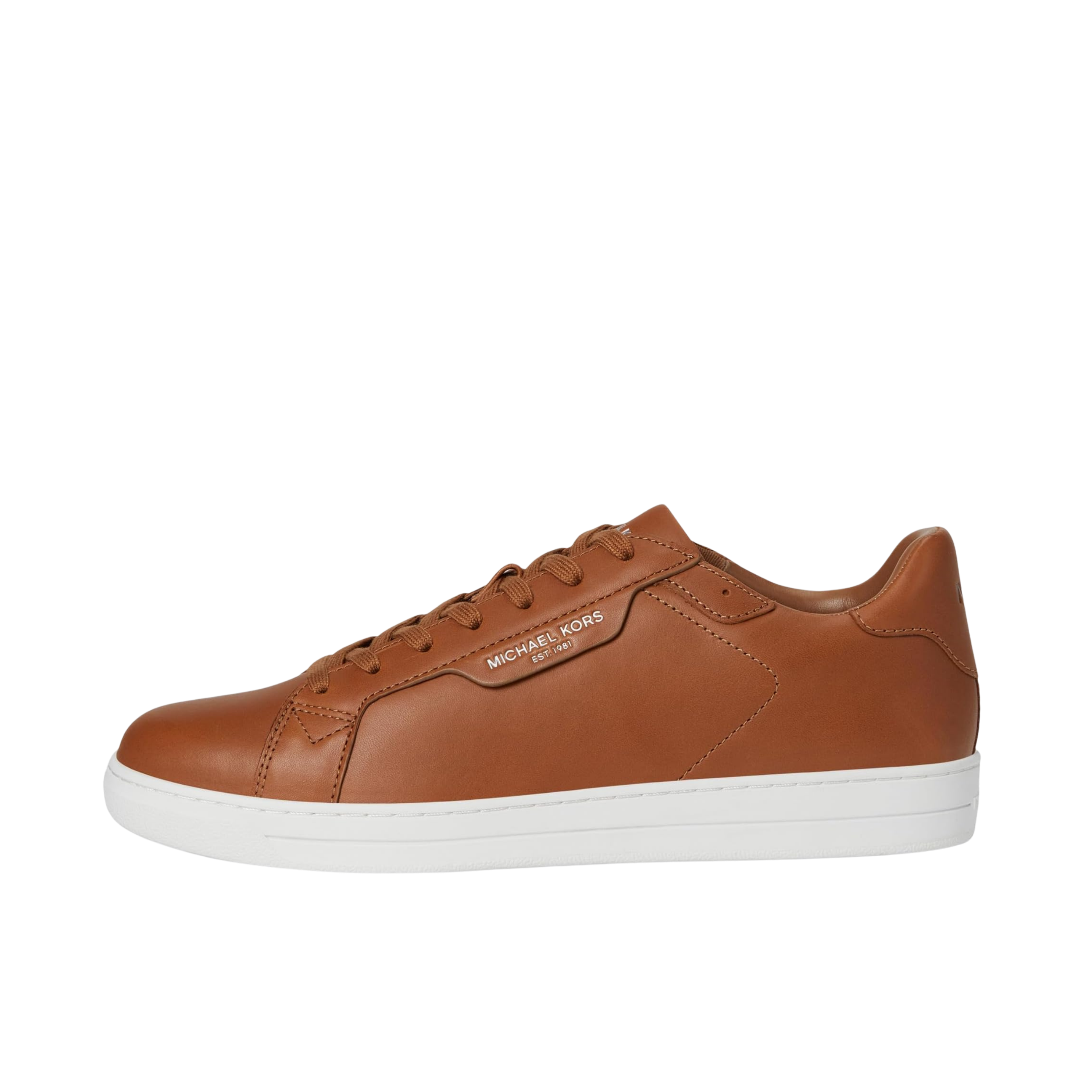Michael Kors Men Keating Leather Sneaker - Luggage