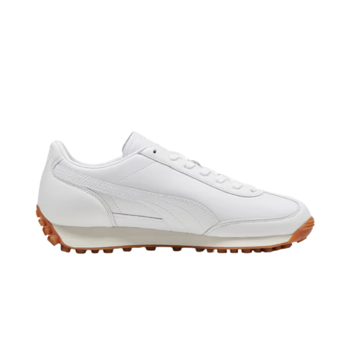 Puma Men Easy Rider Leather Sneakers - White Frosted Ivory