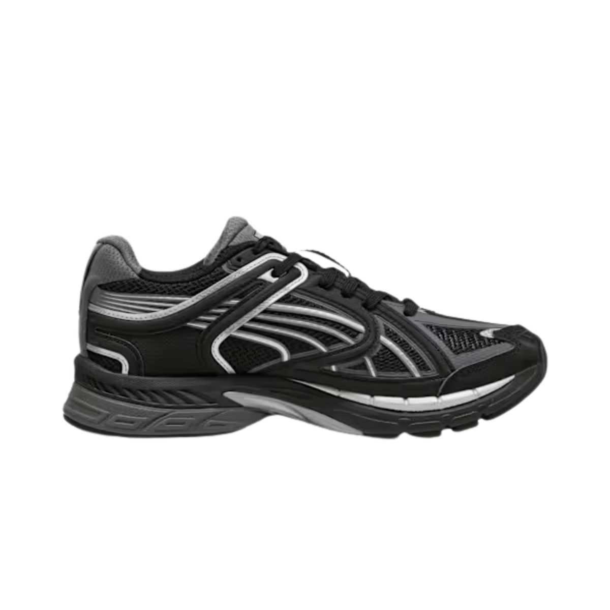 Puma Men SkyJet Sneakers - Black Cool Dark Gray Silver