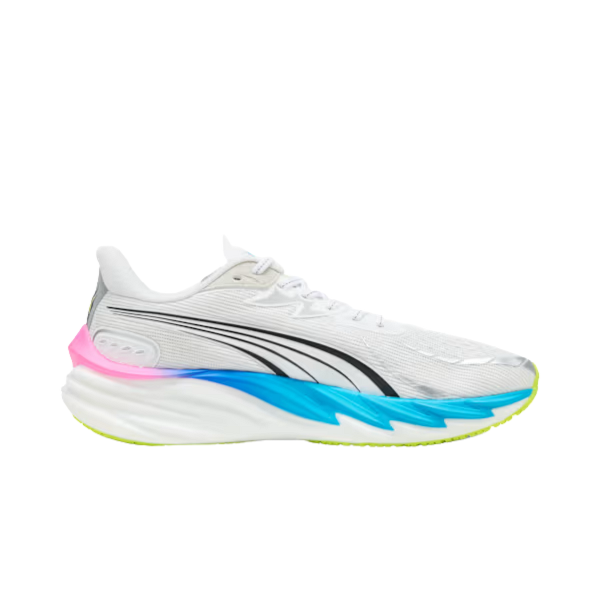 Puma Men Velocity Nitro™ 4 - White Ultra Blue Poison Pink