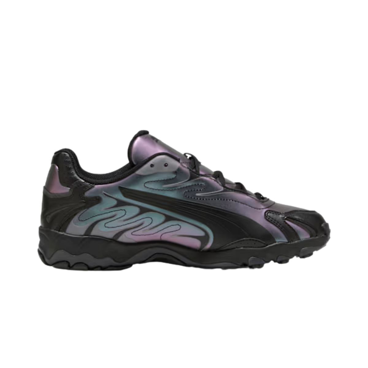 Puma Men Inhale Color Shifting Sneakers - Black Shadow Gray