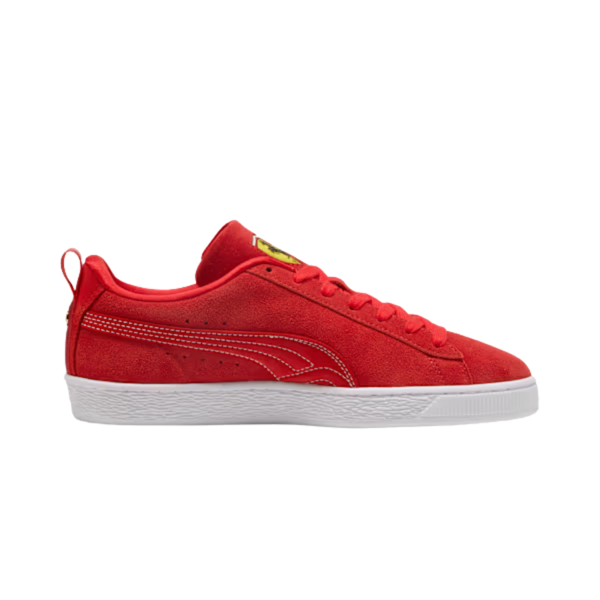 Puma Men Scuderia Ferrari Suede OG Sneakers - Rosso Corsa White