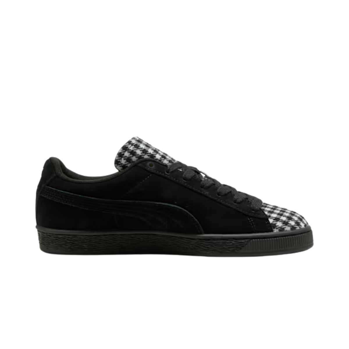 Puma Men Porsche Legacy Suede Classic Pepita Sneakers - Black White