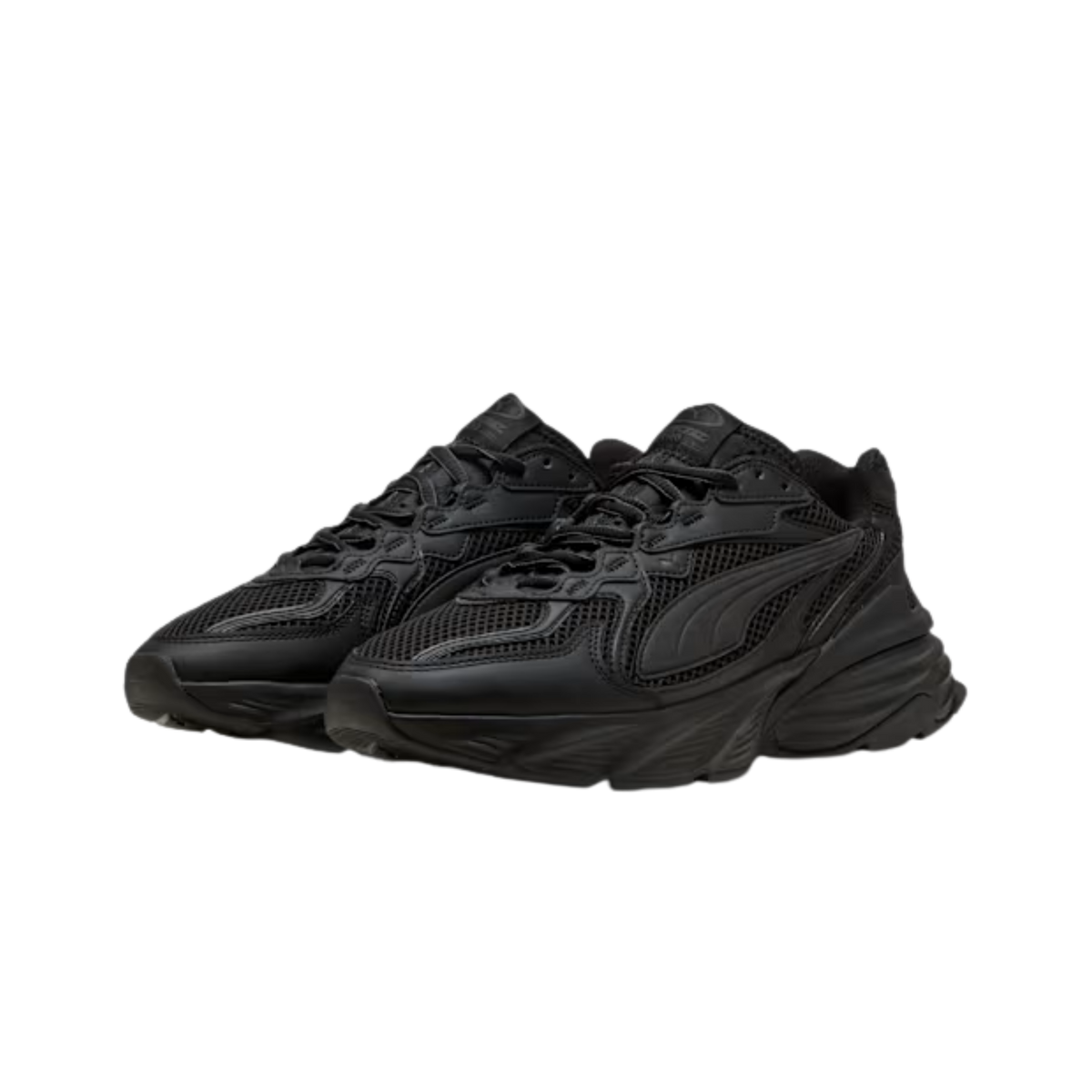 Puma Men Fade Sneakers - Black