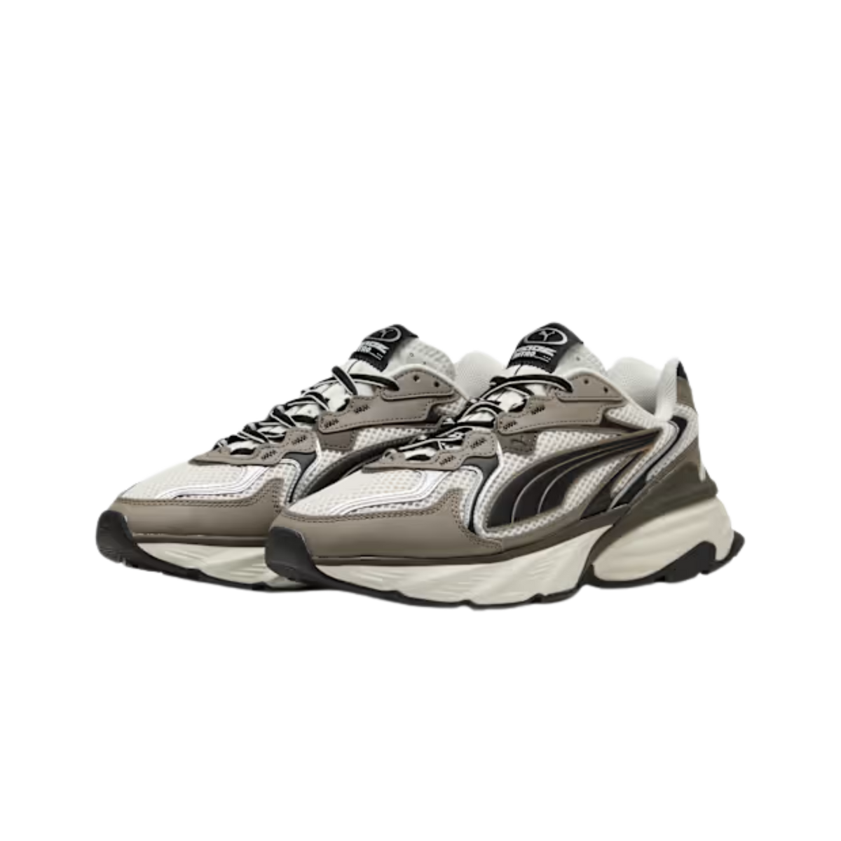 Puma Men Fade Sneakers - Warm White Mouse Gray