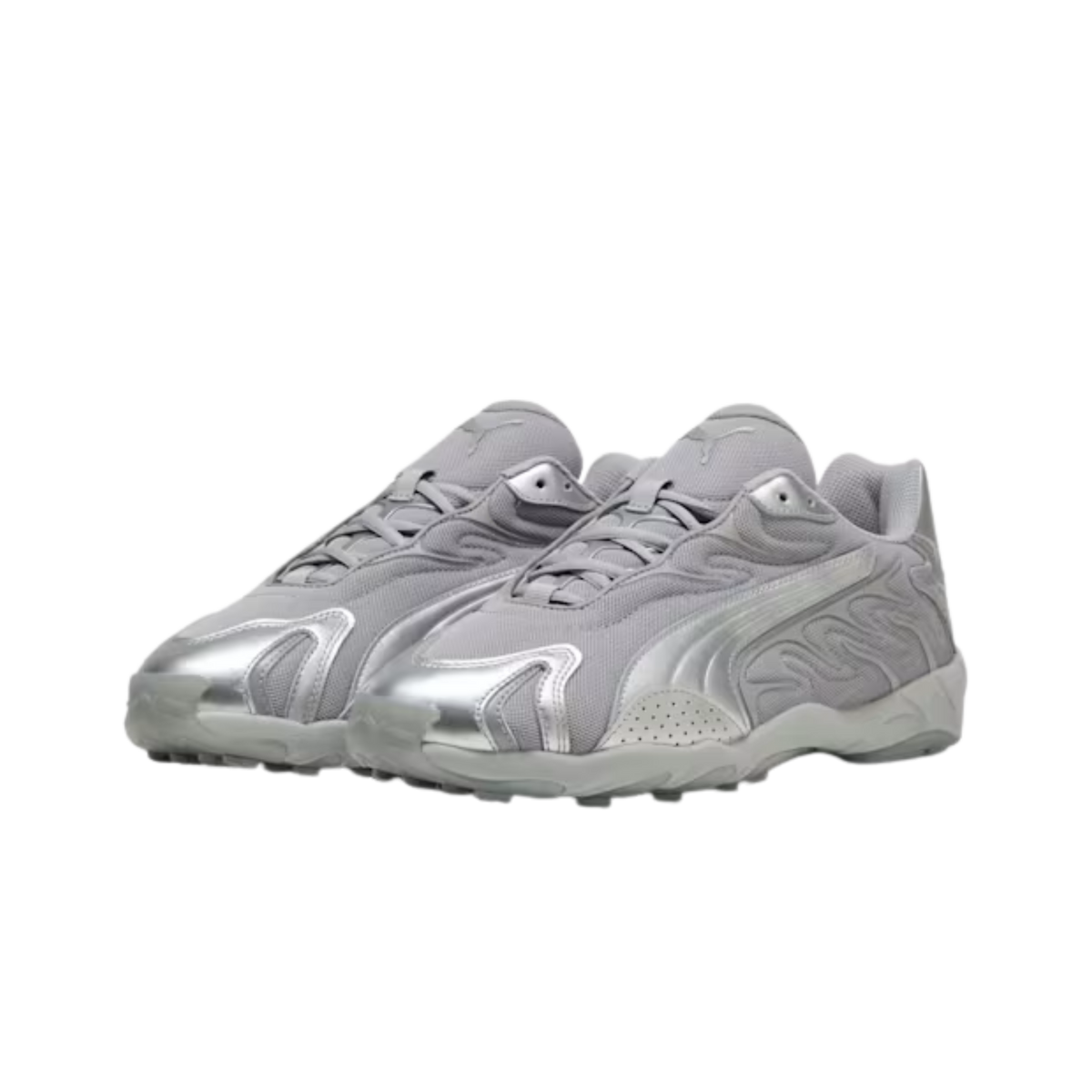 Puma Men Inhale Metallic Sneakers - Glacial Gray Team Silver