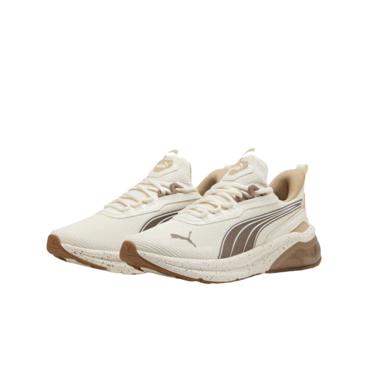 Puma Women Seeker Speckle Sneaker - Ivory Taupe Tan