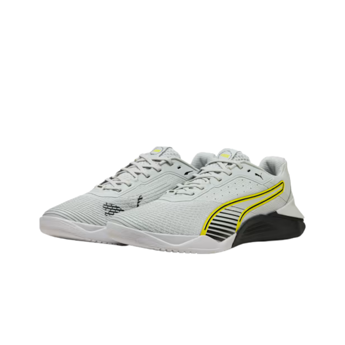 Puma Men Fuse 4.0 Training Shoes - Cool Light Gray Black Lux Lime
